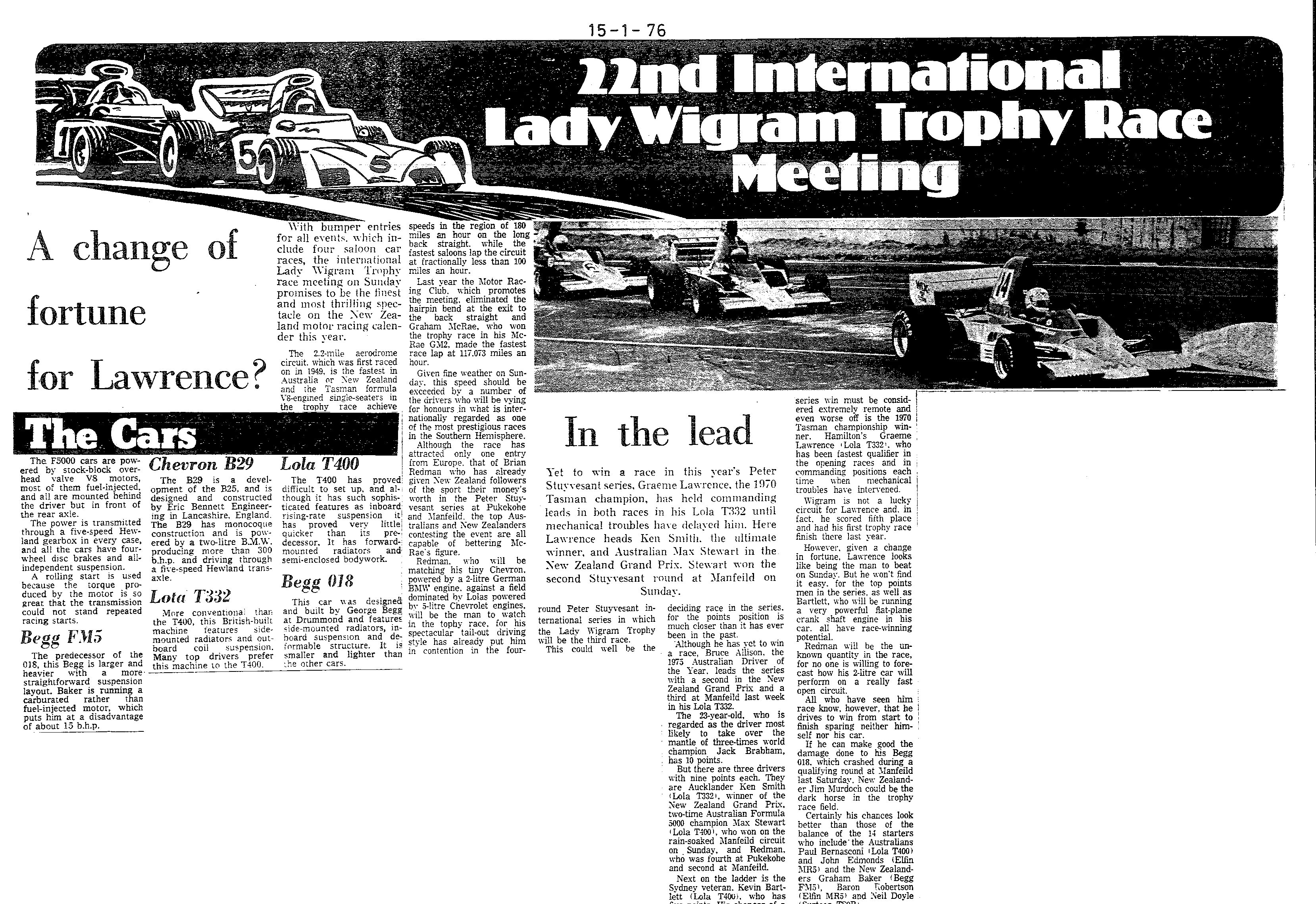 Scan of the clipping page, 15 January 1976