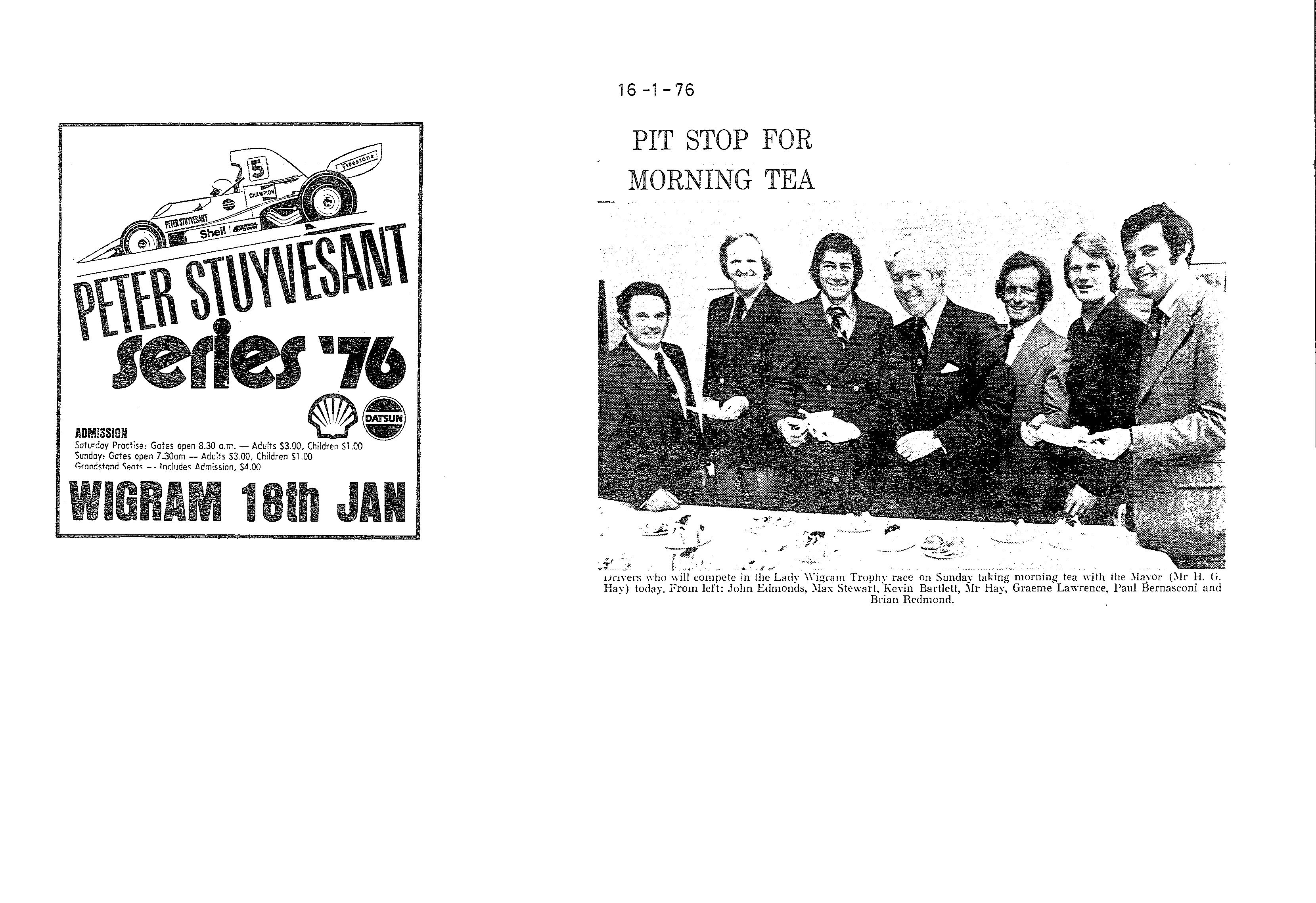 Scan of the clipping page, 16 January 1976