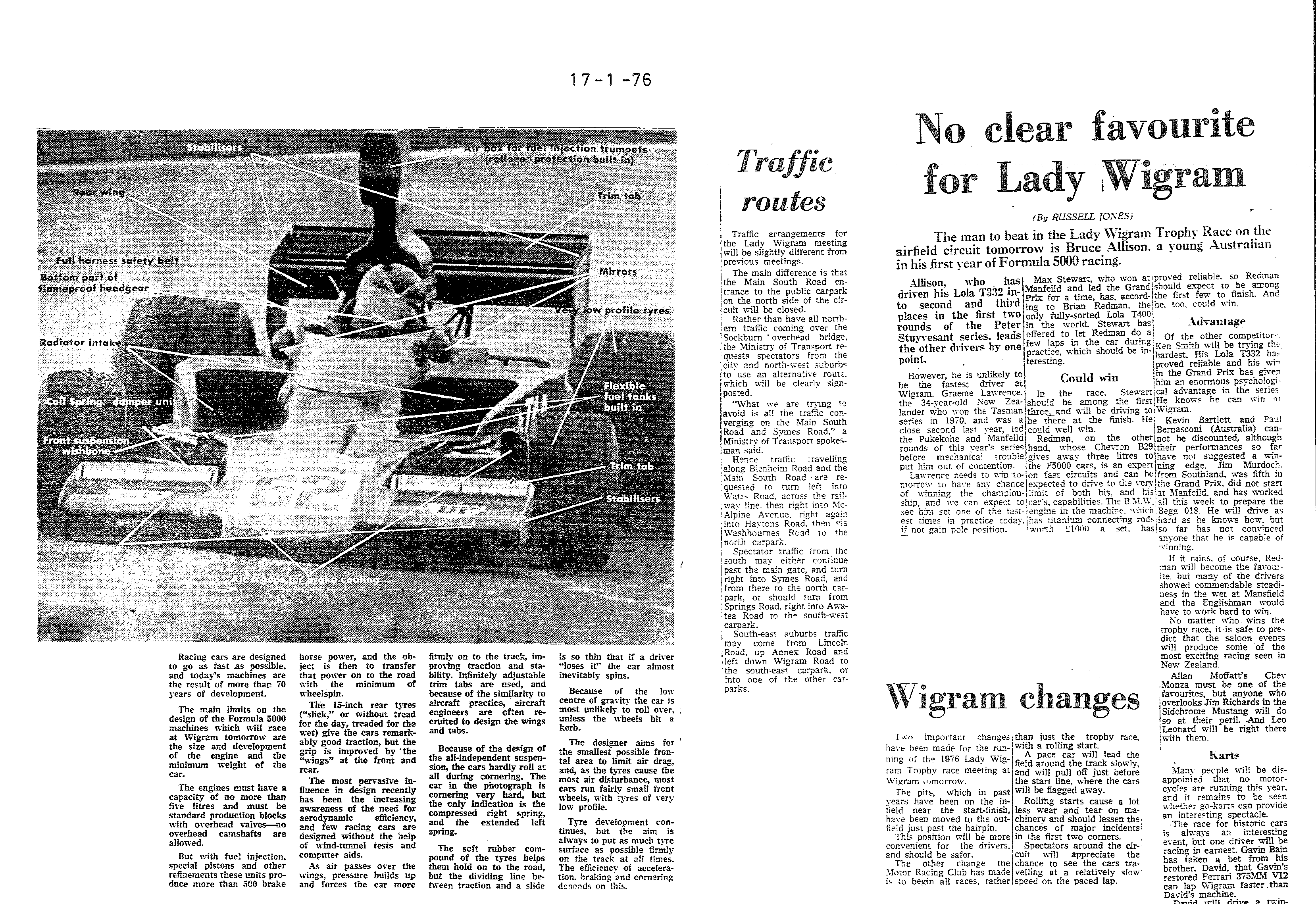 Scan of the clipping page, 17 January 1976