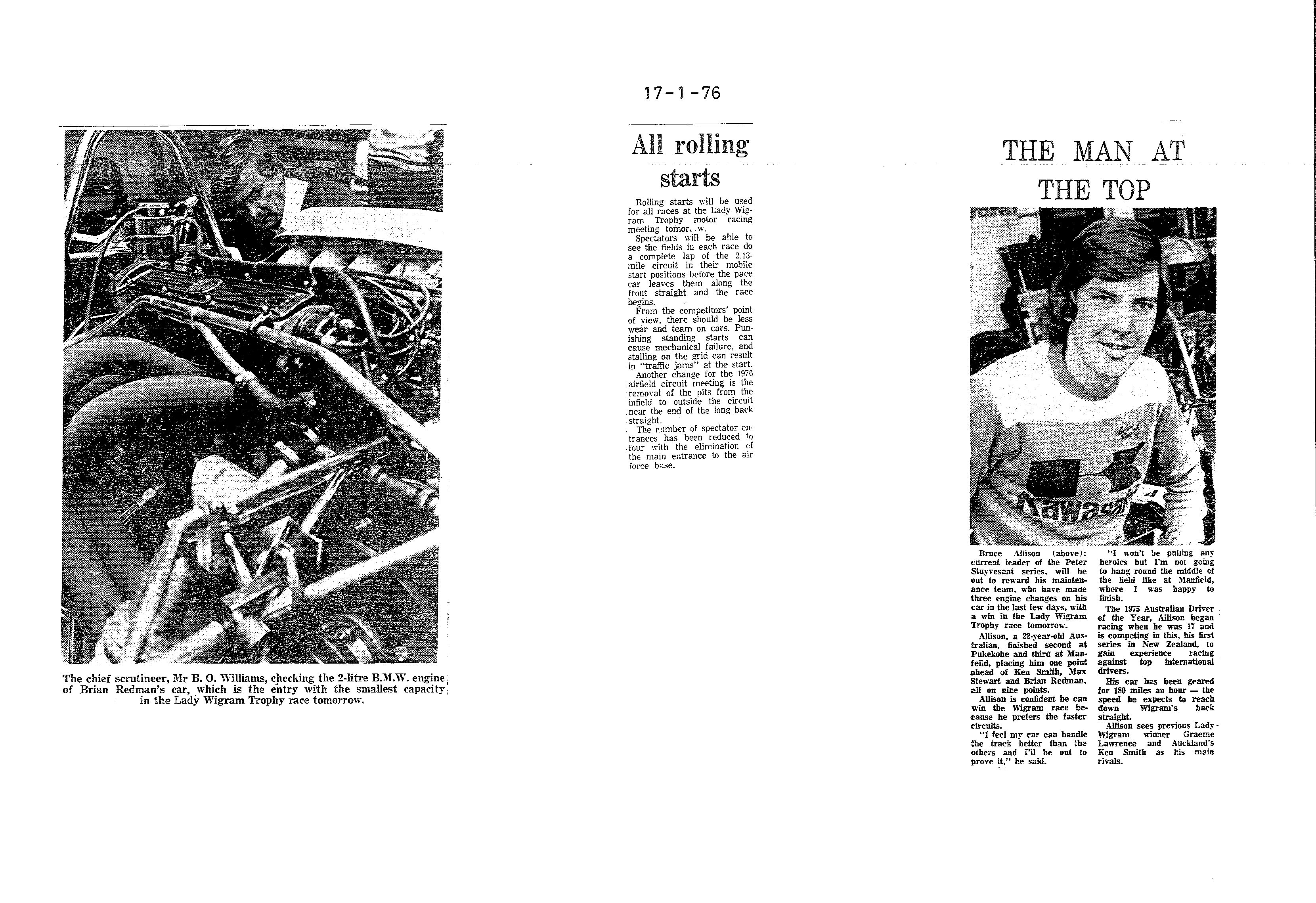 Scan of the clipping page, 17 January 1976