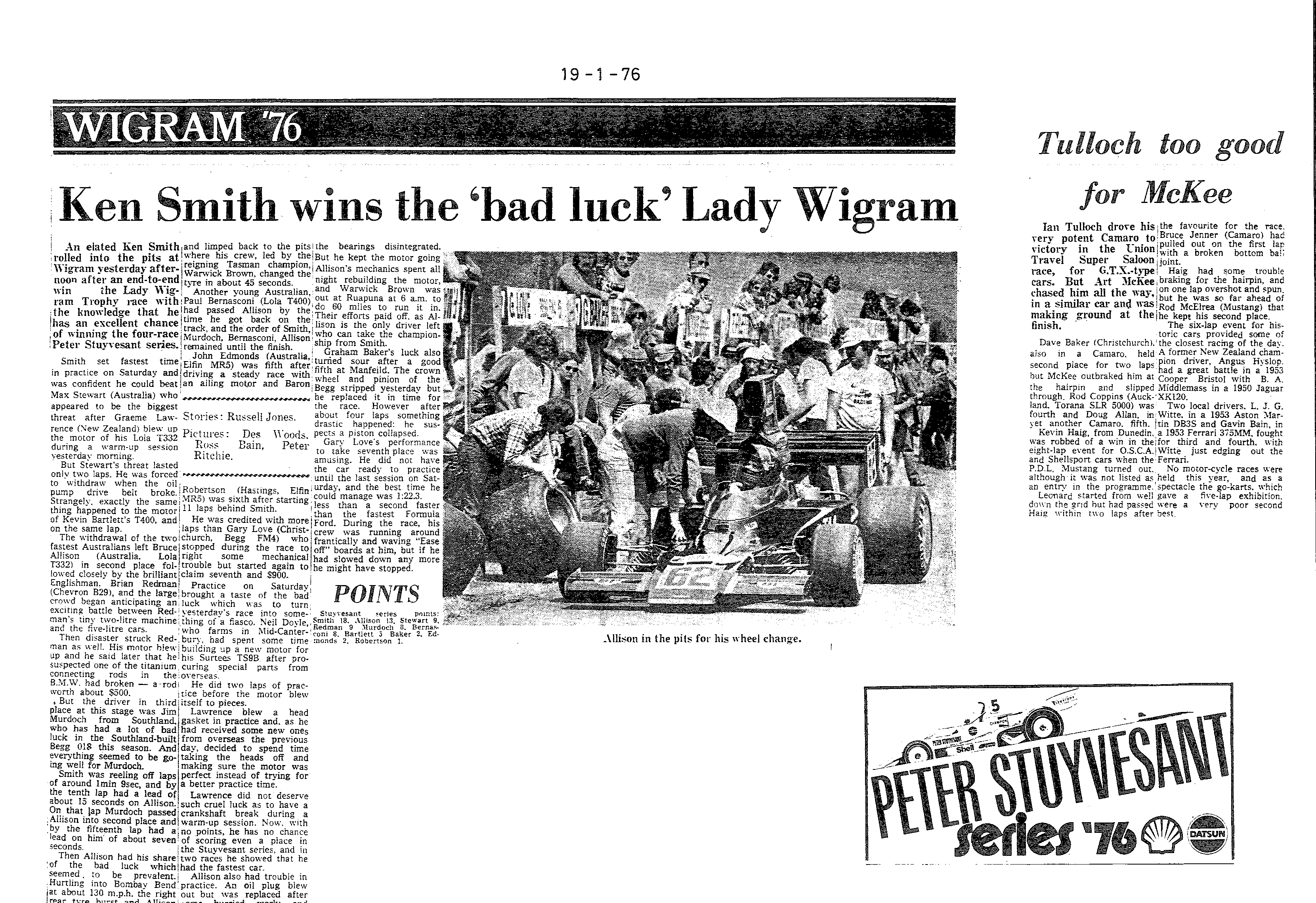 Scan of the clipping page, 19 January 1976