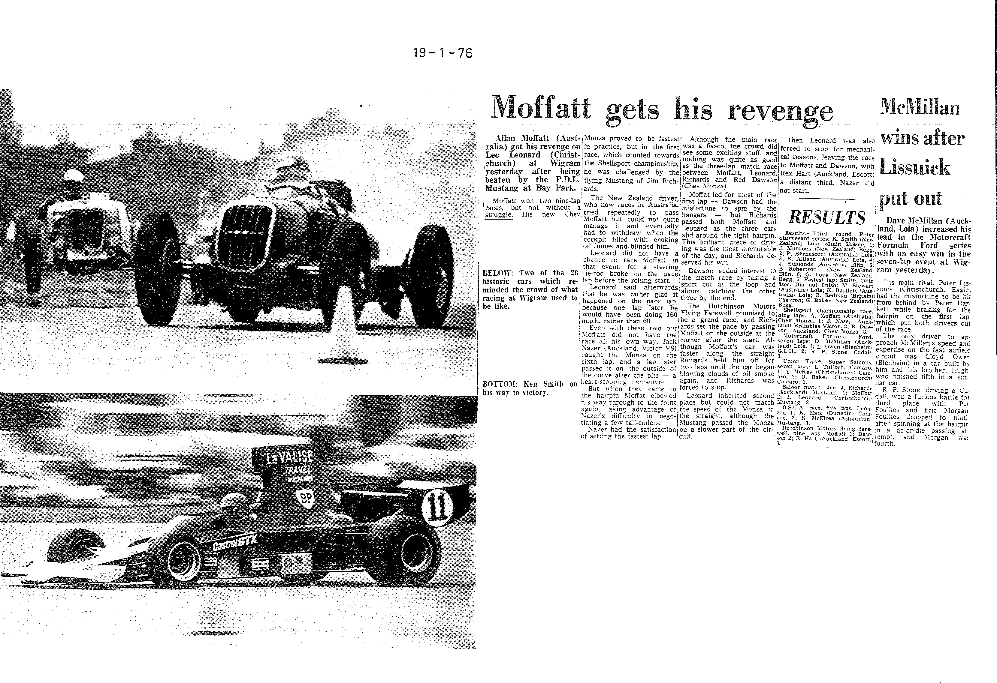 Scan of the clipping page, 19 January 1976
