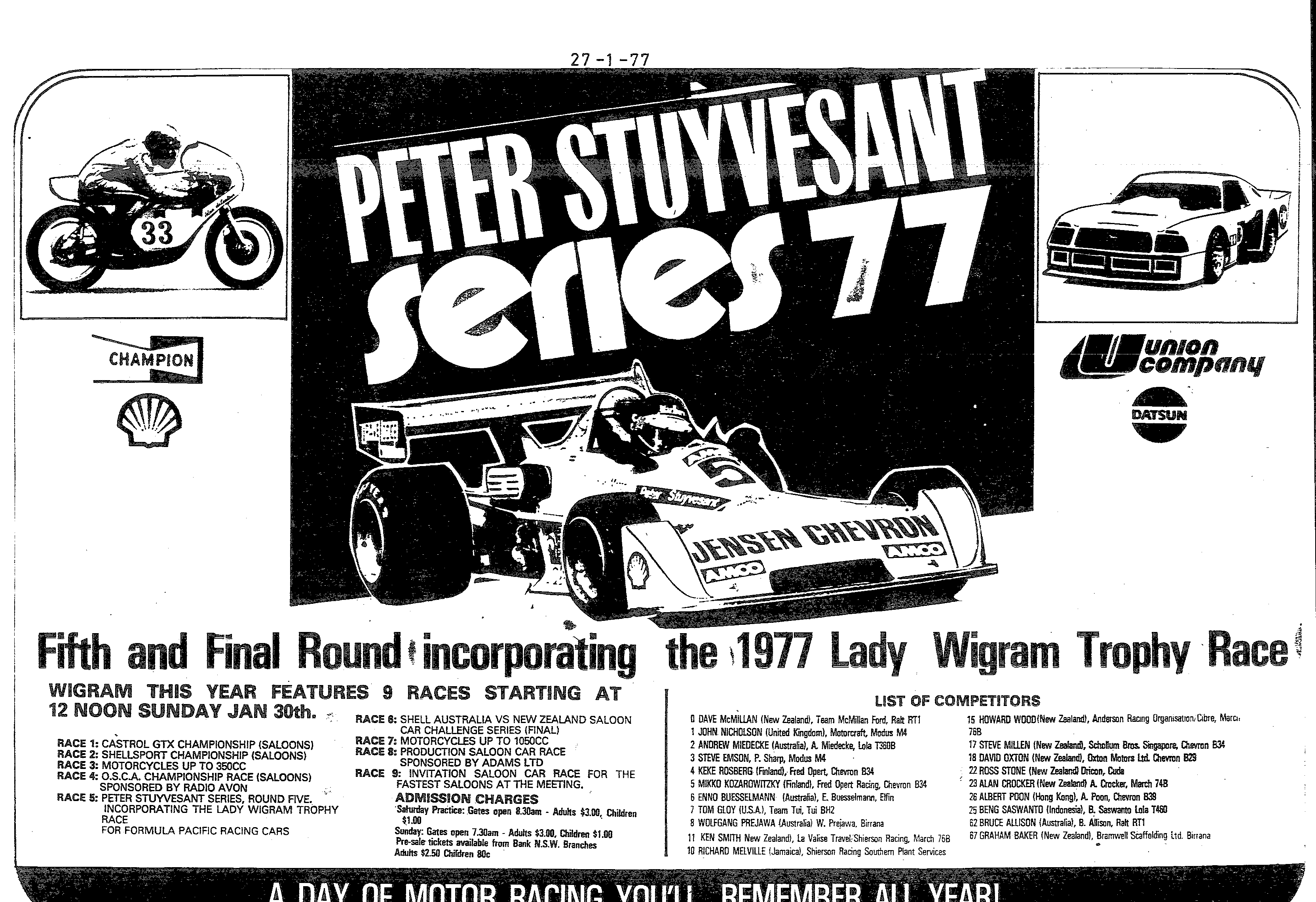 Scan of the clipping page, 27 January 1977