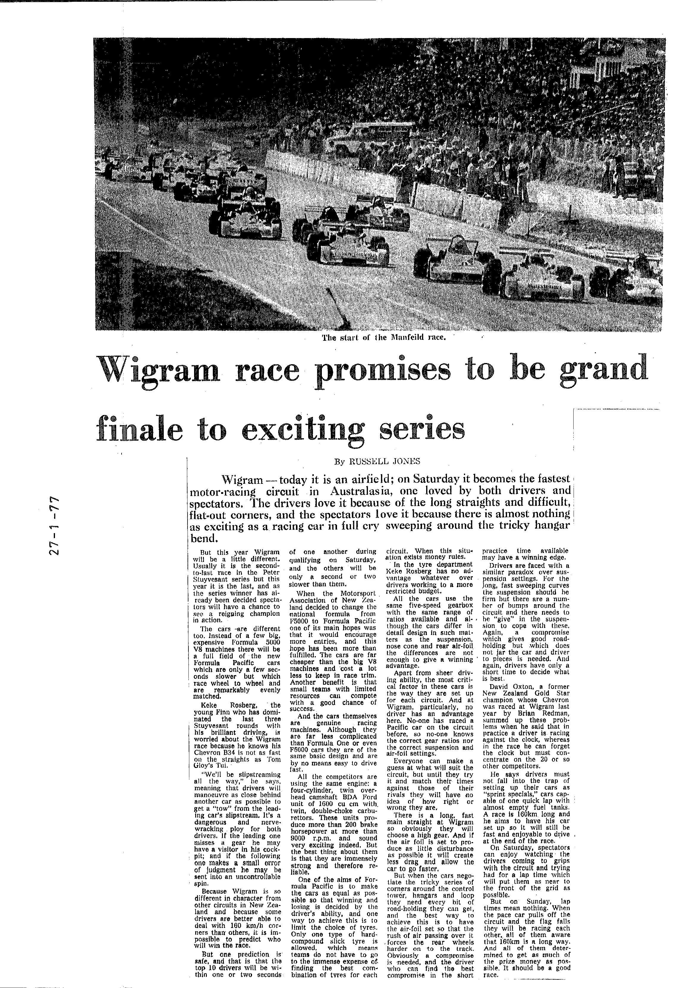 Scan of the clipping page, 27 January 1977