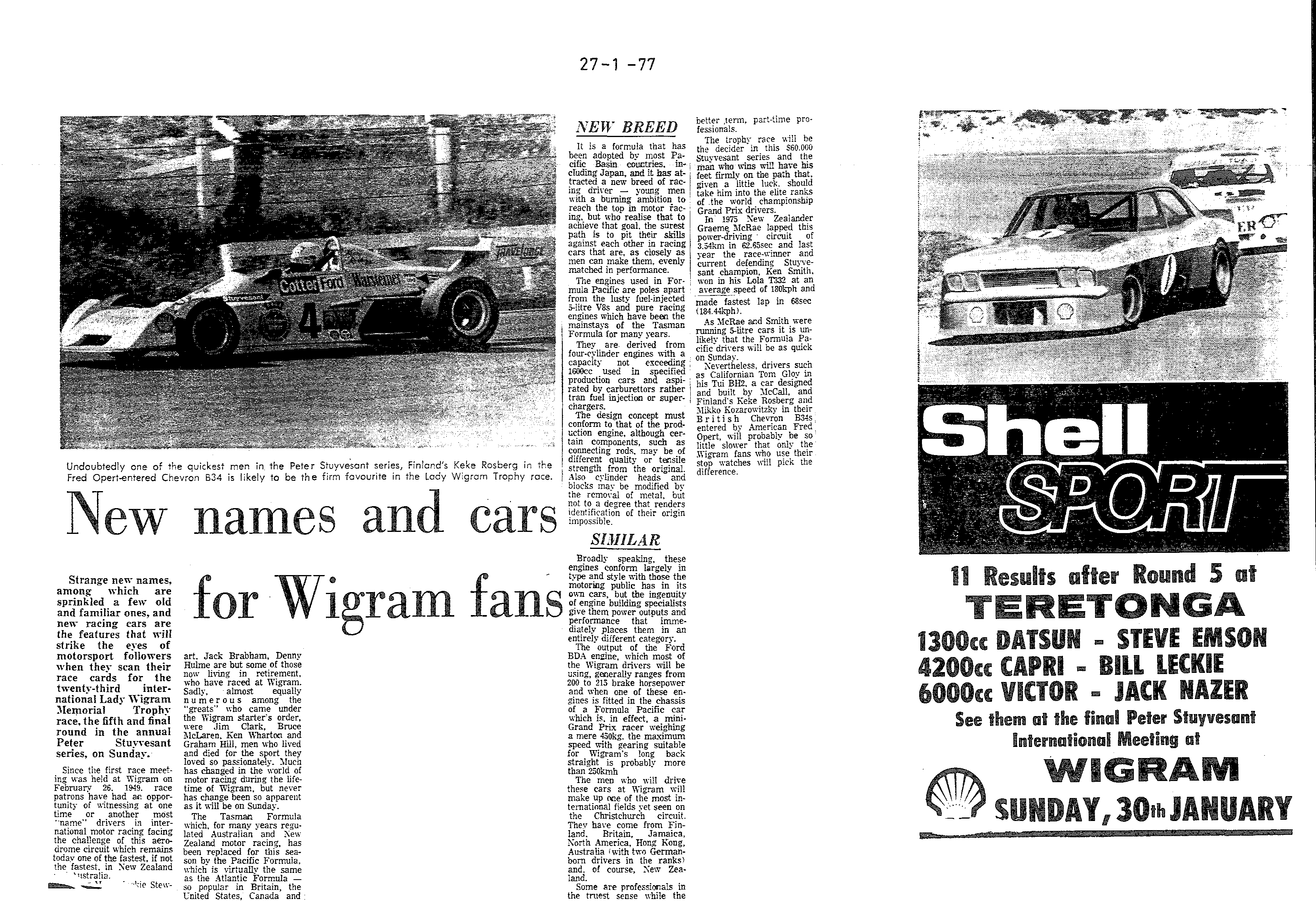 Scan of the clipping page, 27 January 1977