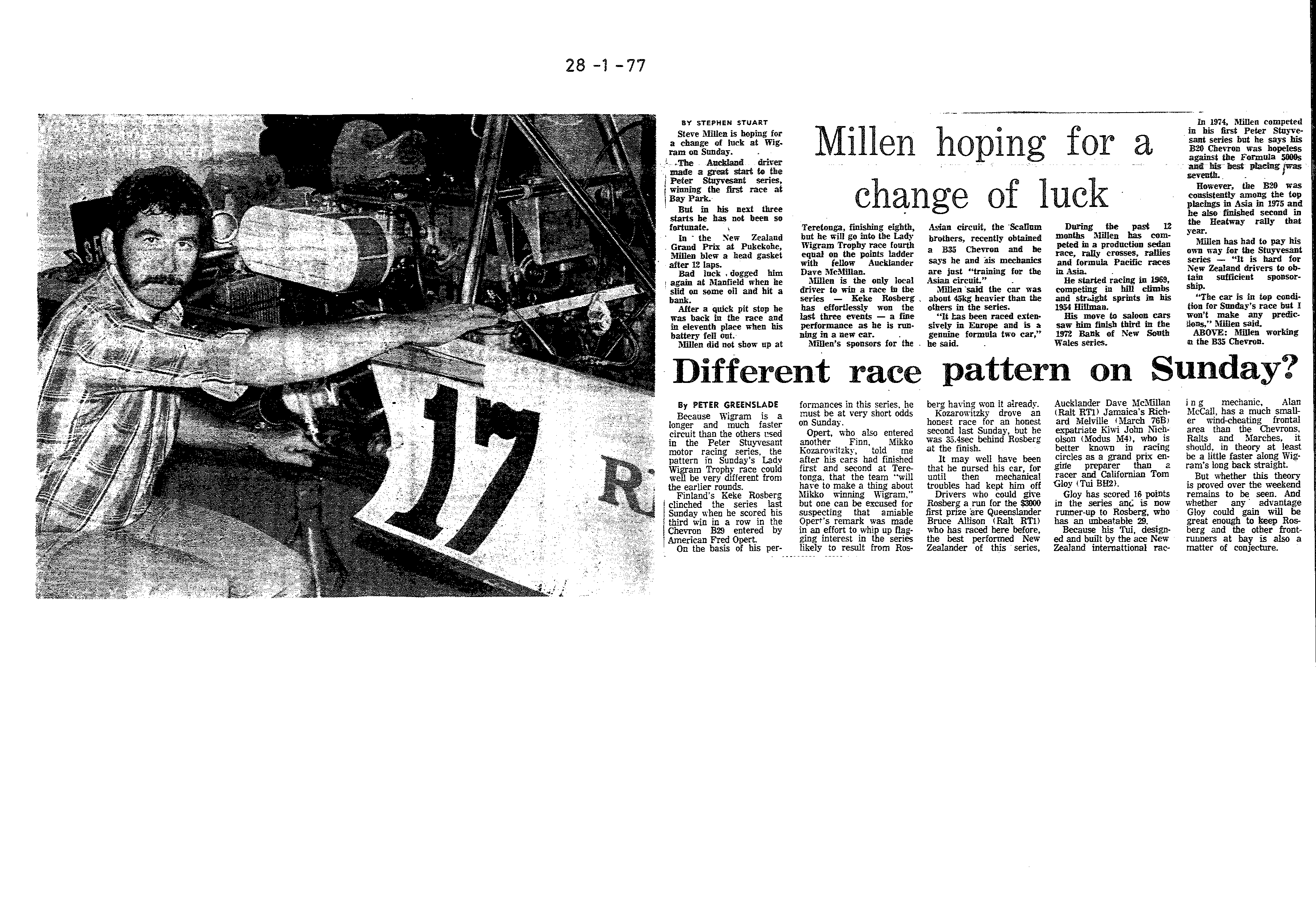 Scan of the clipping page, 28 January 1977