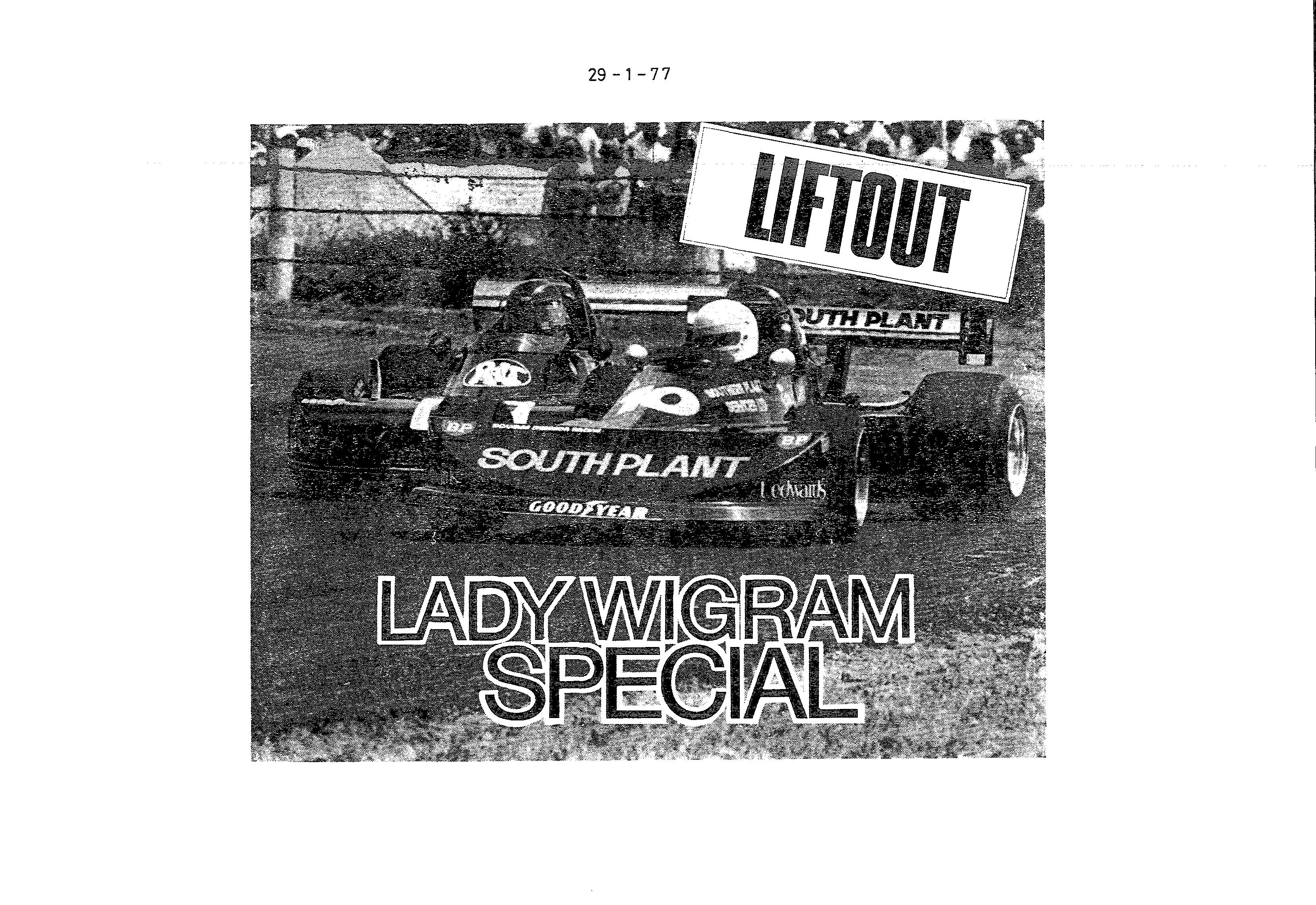Scan of the clipping page, 29 January 1977