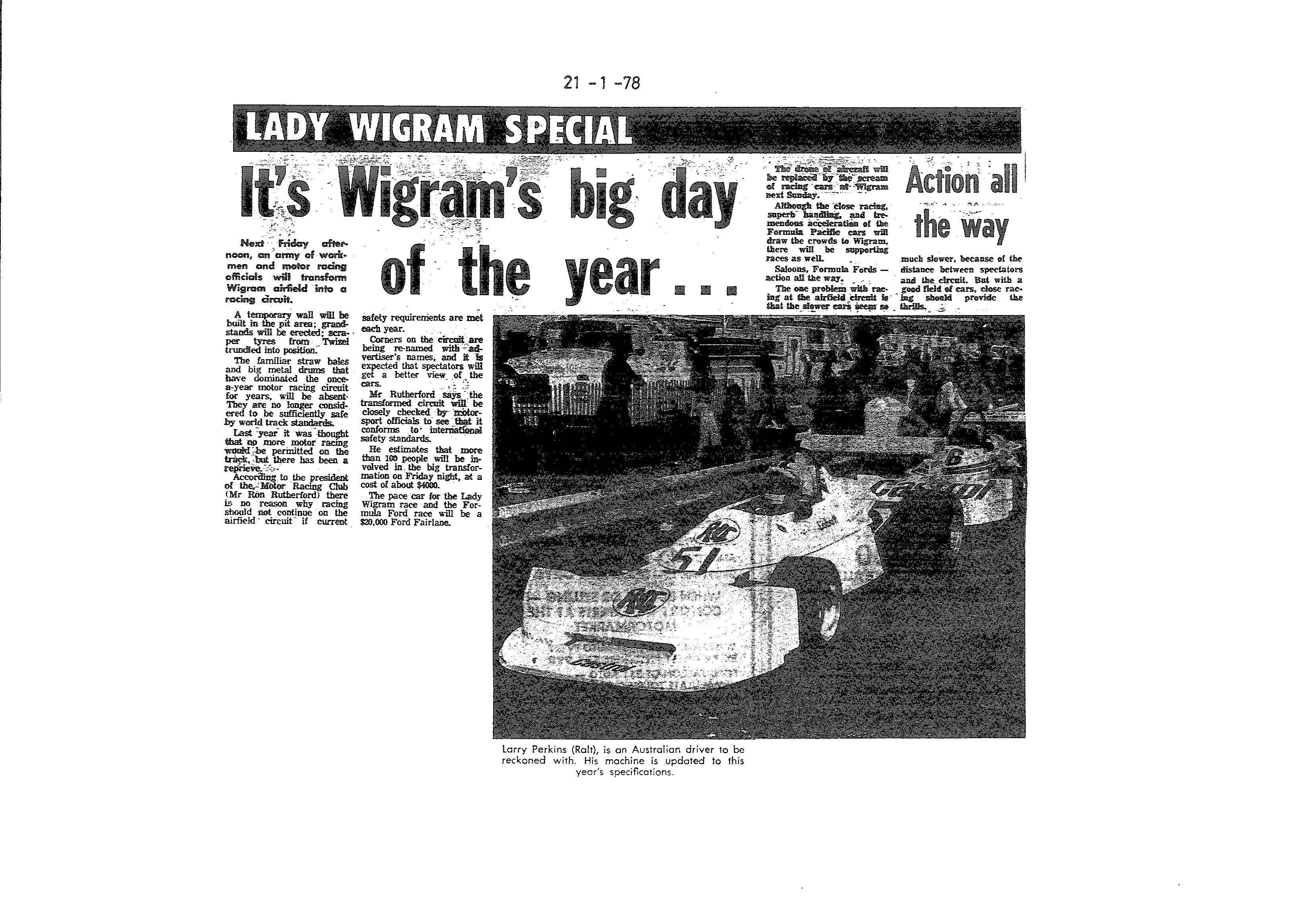 Scan of the clipping page, 21 January 1978