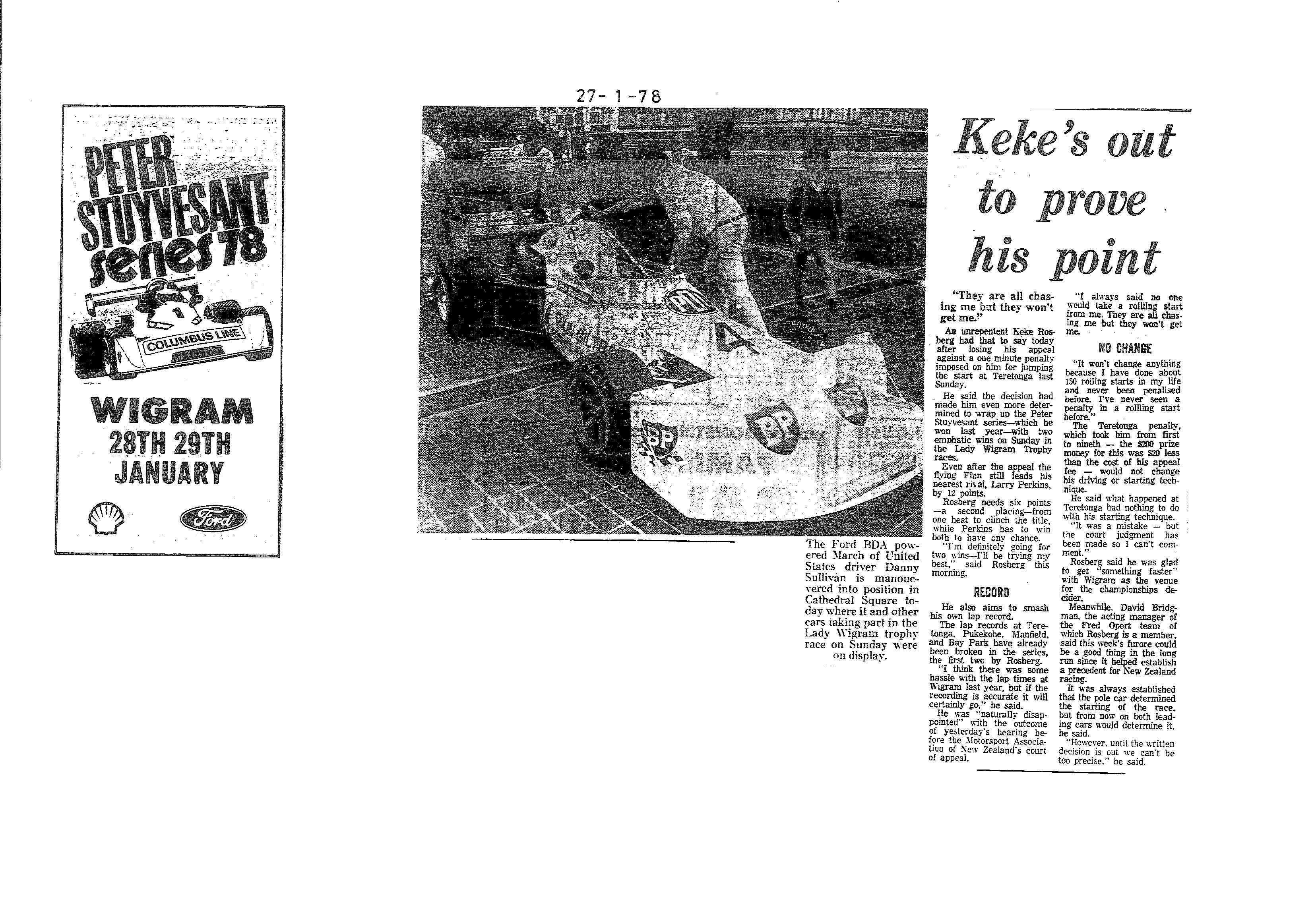 Scan of the clipping page, 27 January 1978