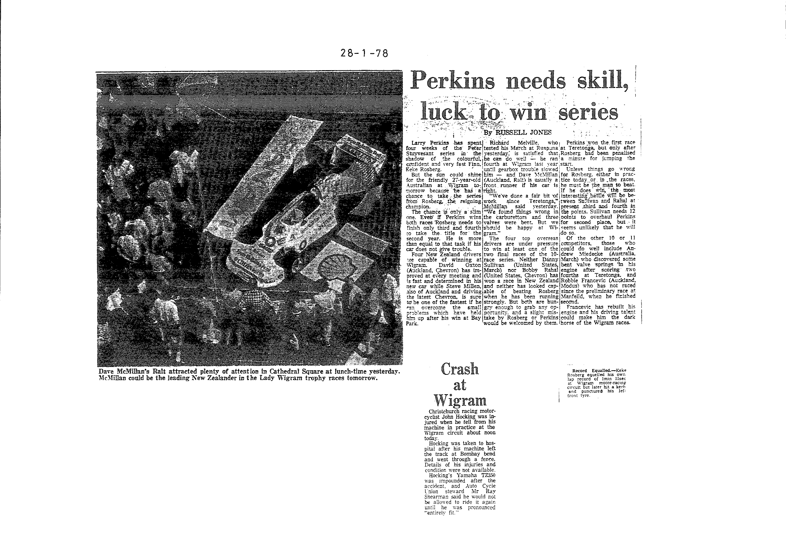 Scan of the clipping page, 28 January 1978