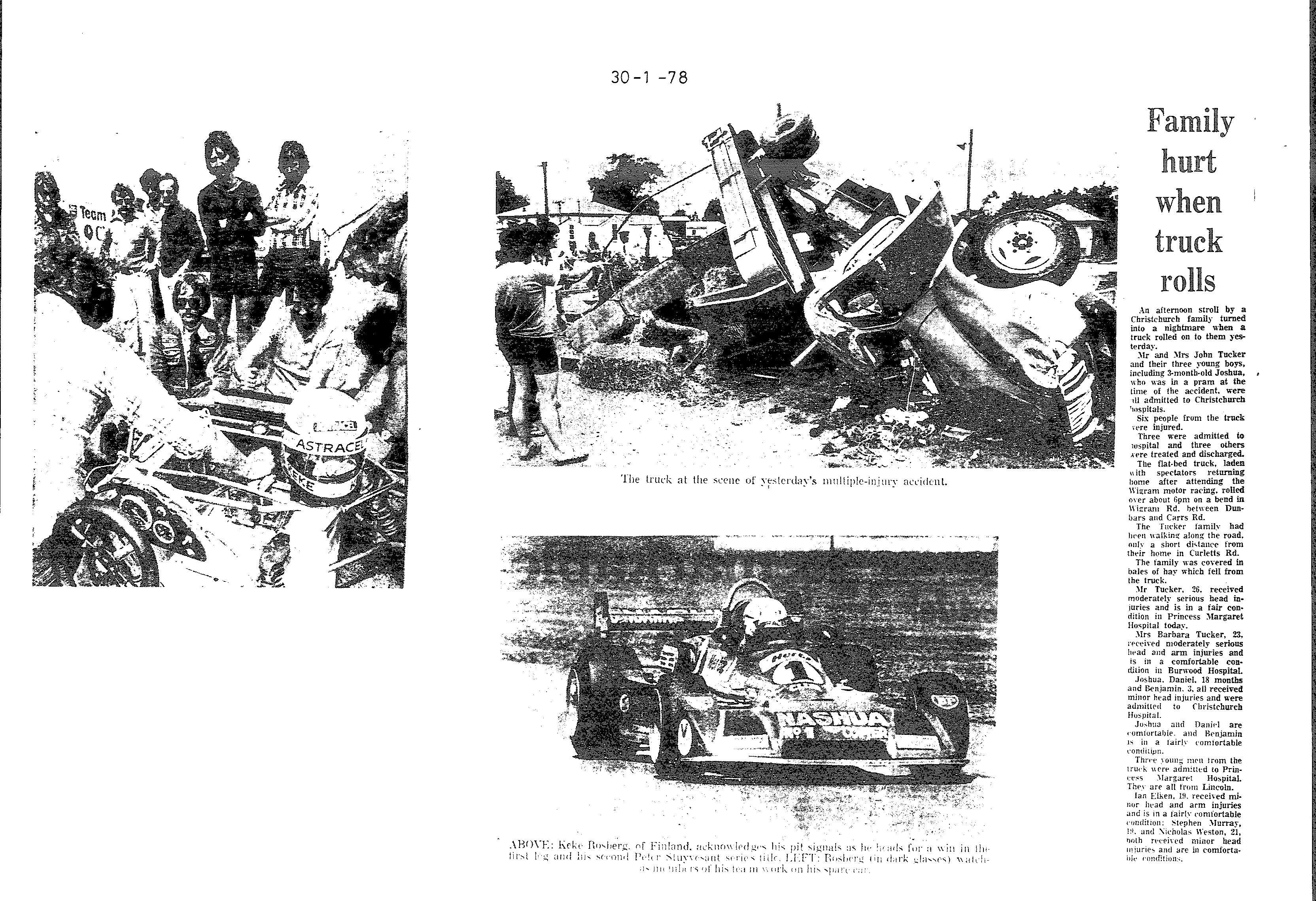 Scan of the clipping page, 30 January 1978