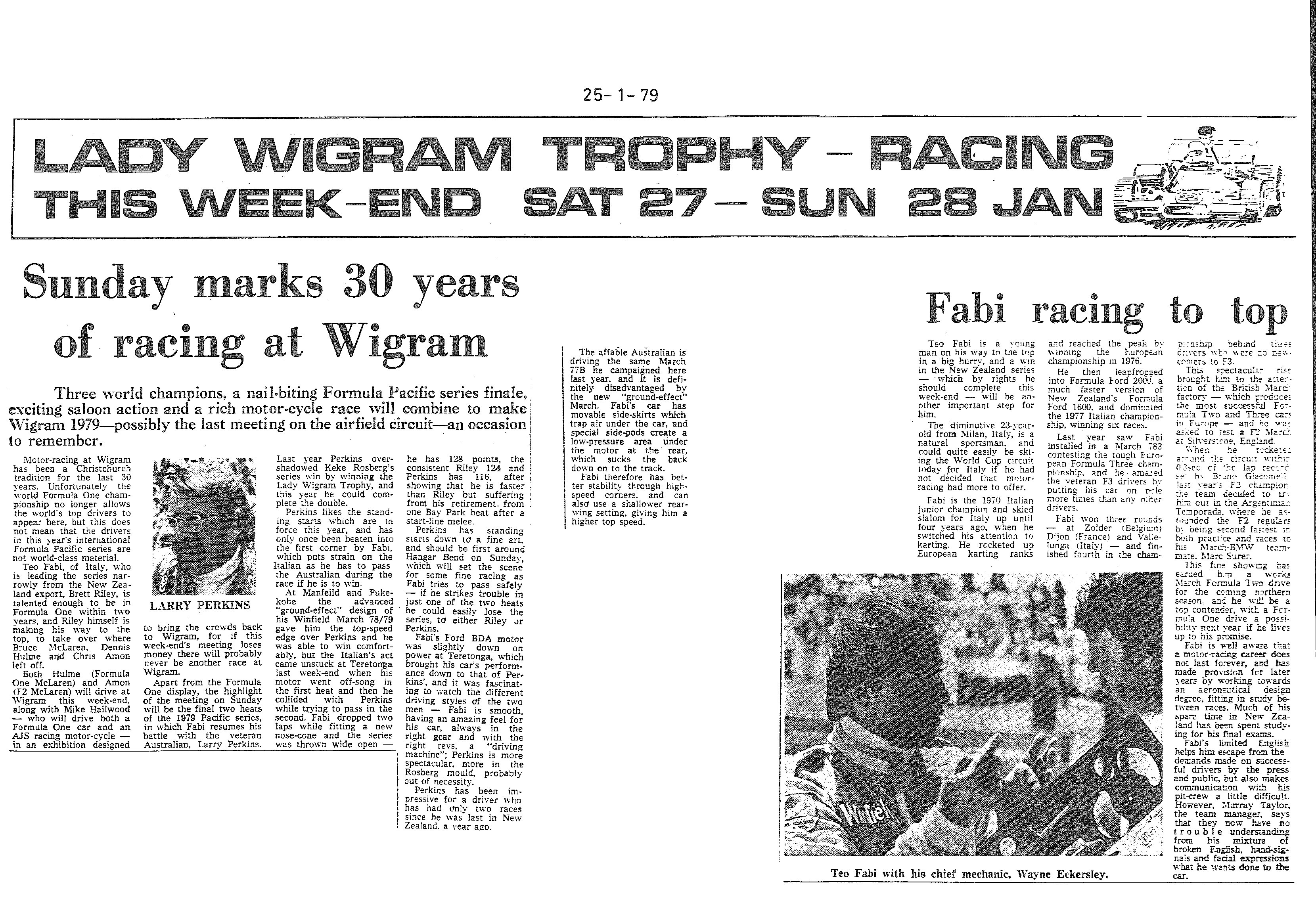 Scan of the clipping page, 25 January 1979