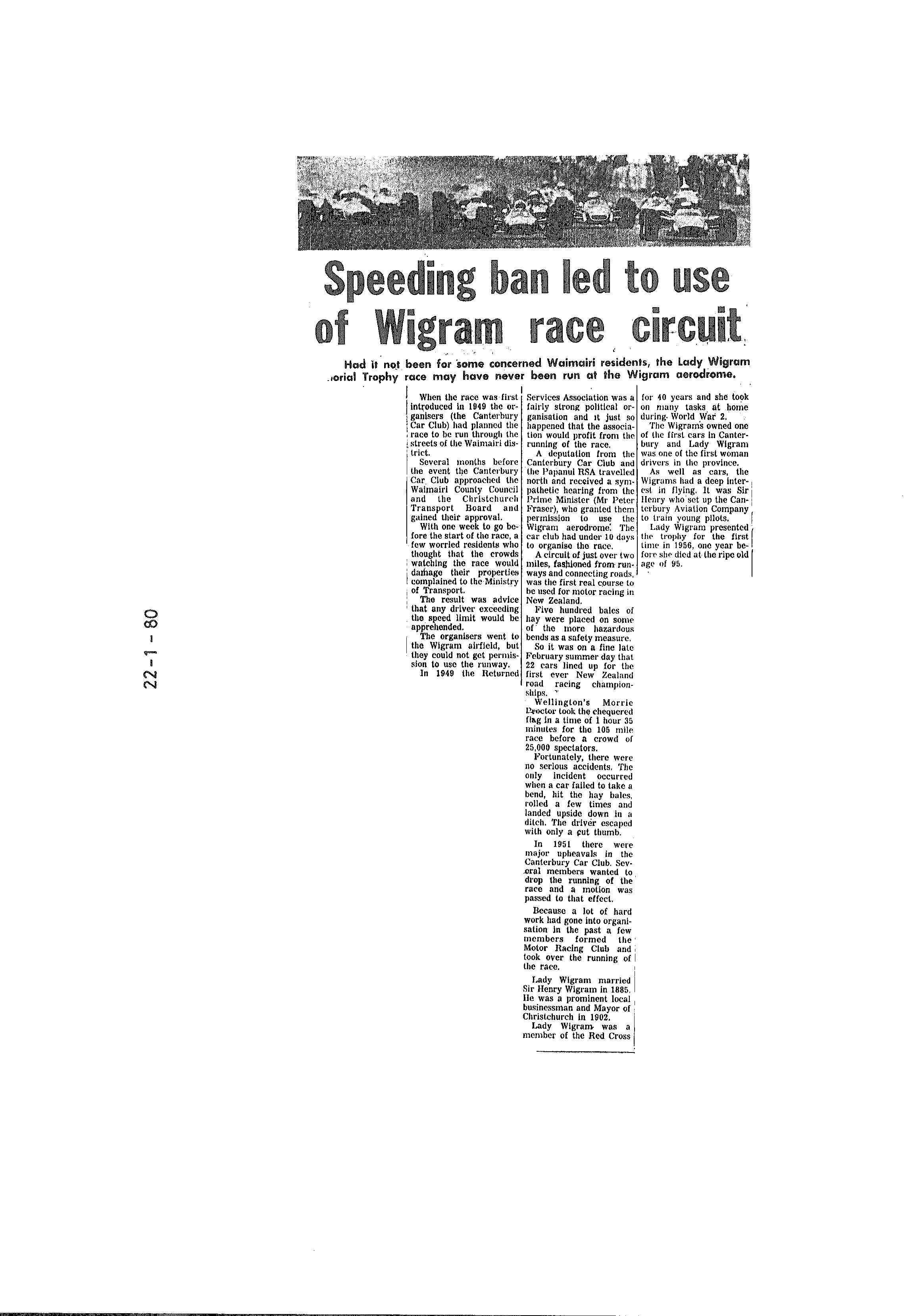 Scan of the clipping page, 22 January 1980