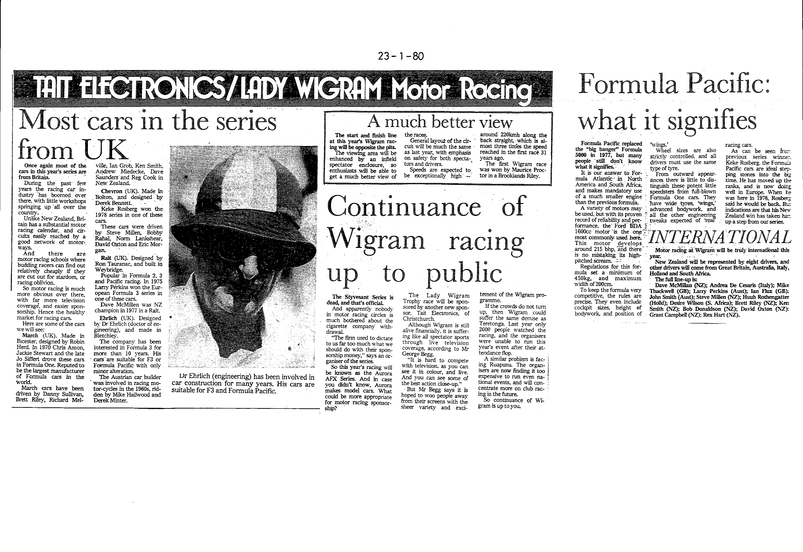 Scan of the clipping page, 23 January 1980