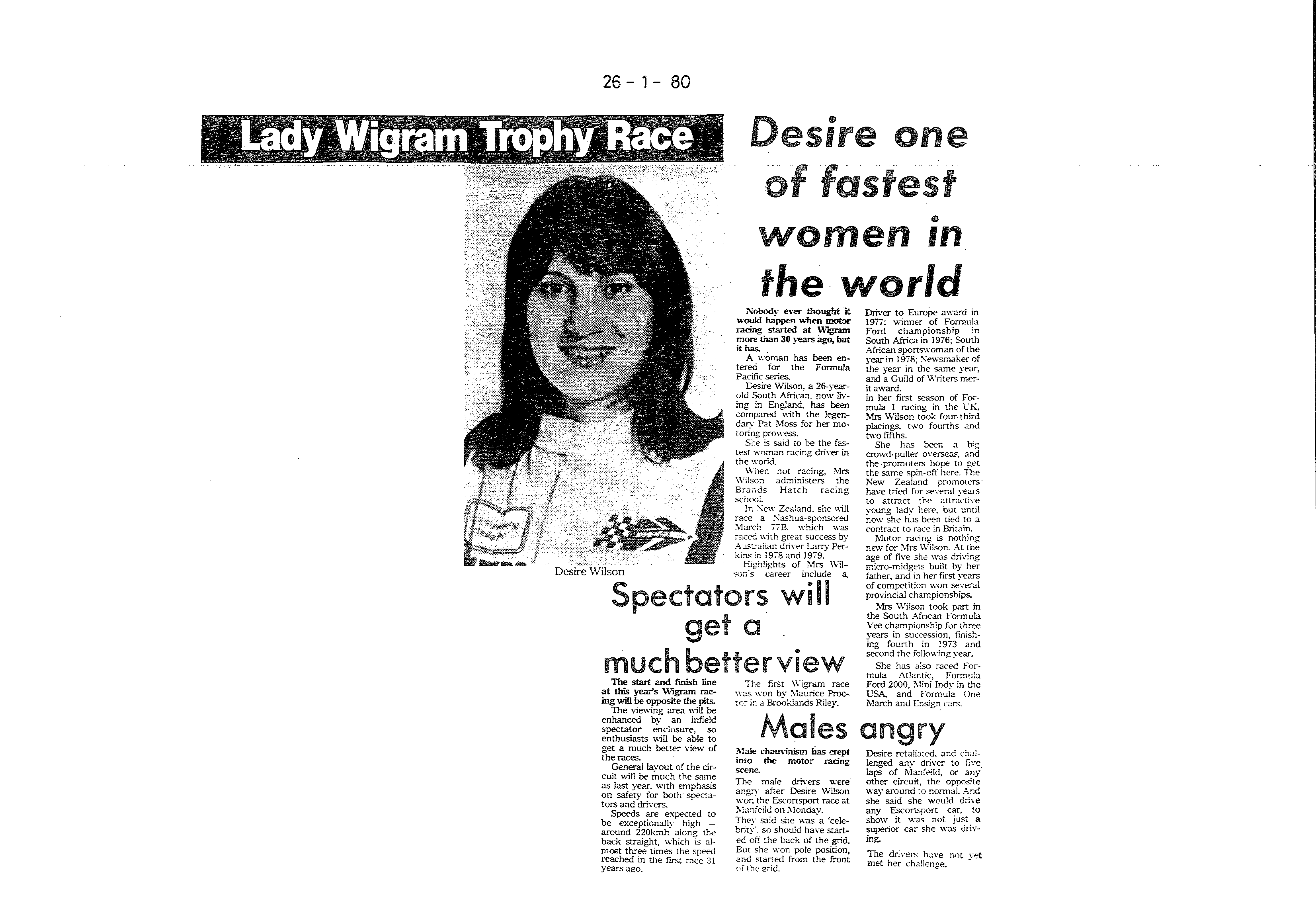Scan of the clipping page, 26 January 1980