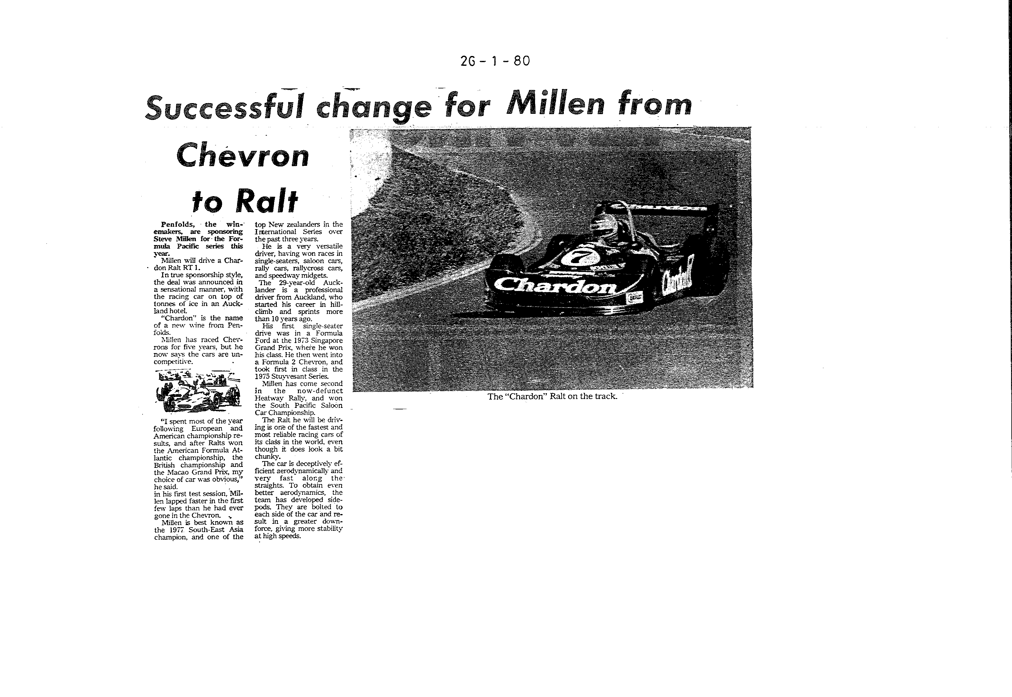 Scan of the clipping page, 26 January 1980