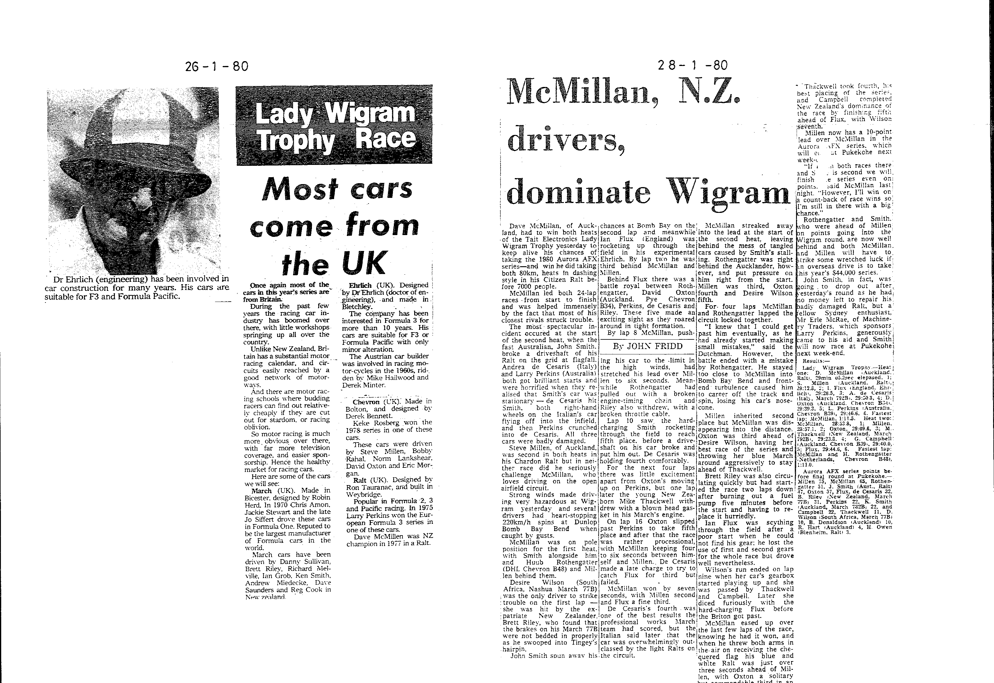 Scan of the clipping page, 26 January 1980