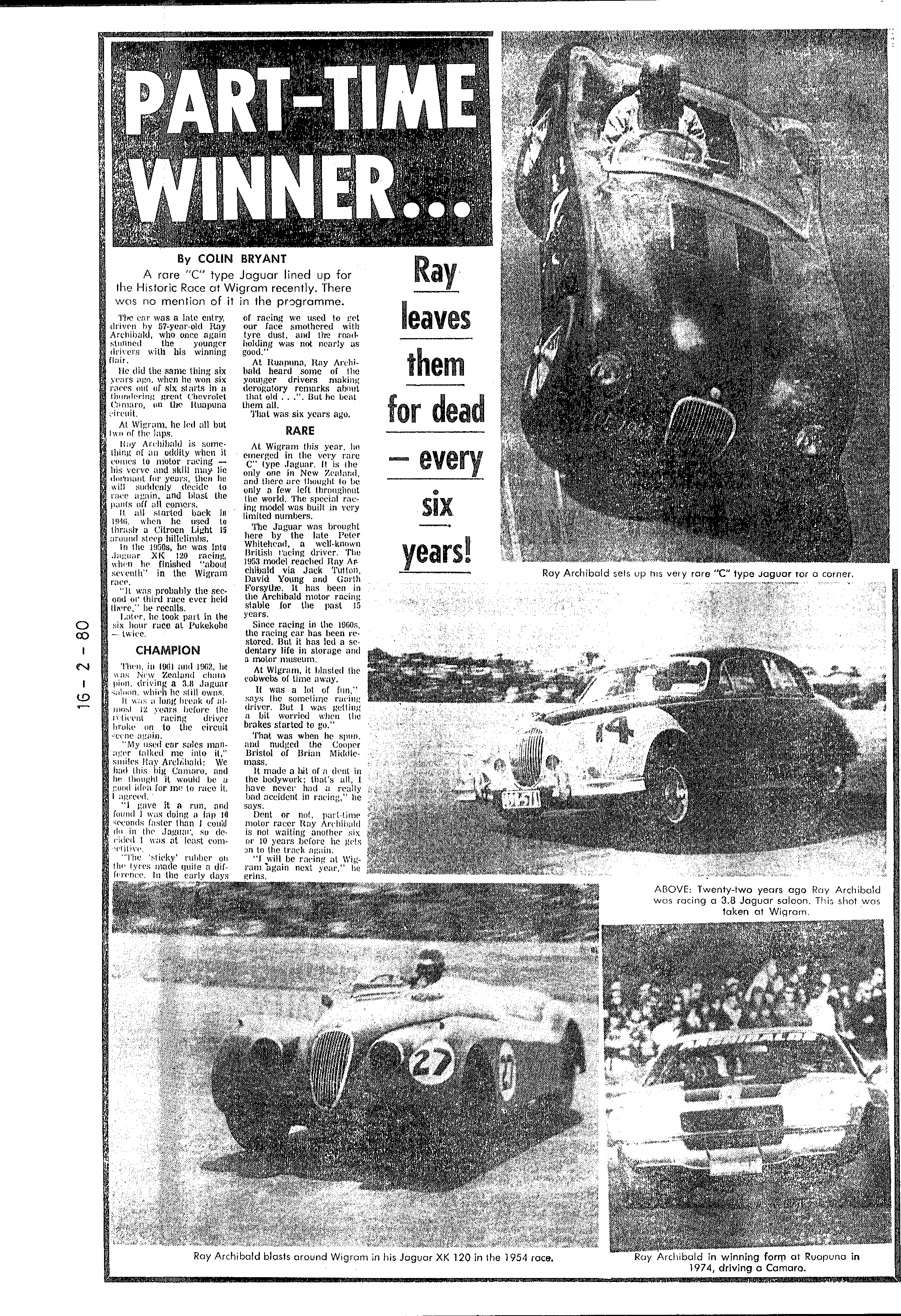 Scan of the clipping page, 16 February 1980