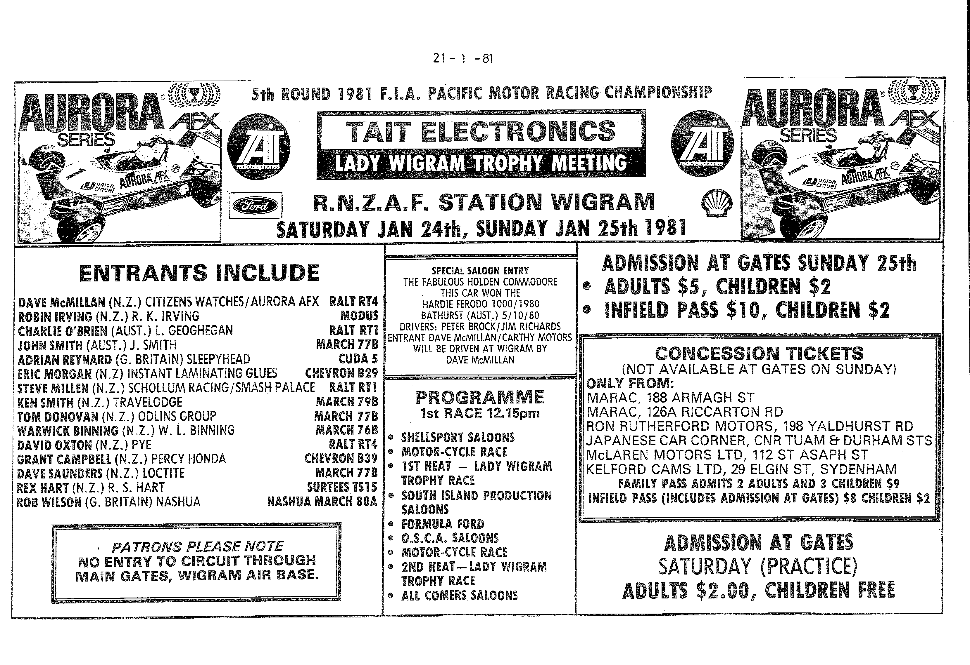 Scan of the clipping page, 21 January 1981