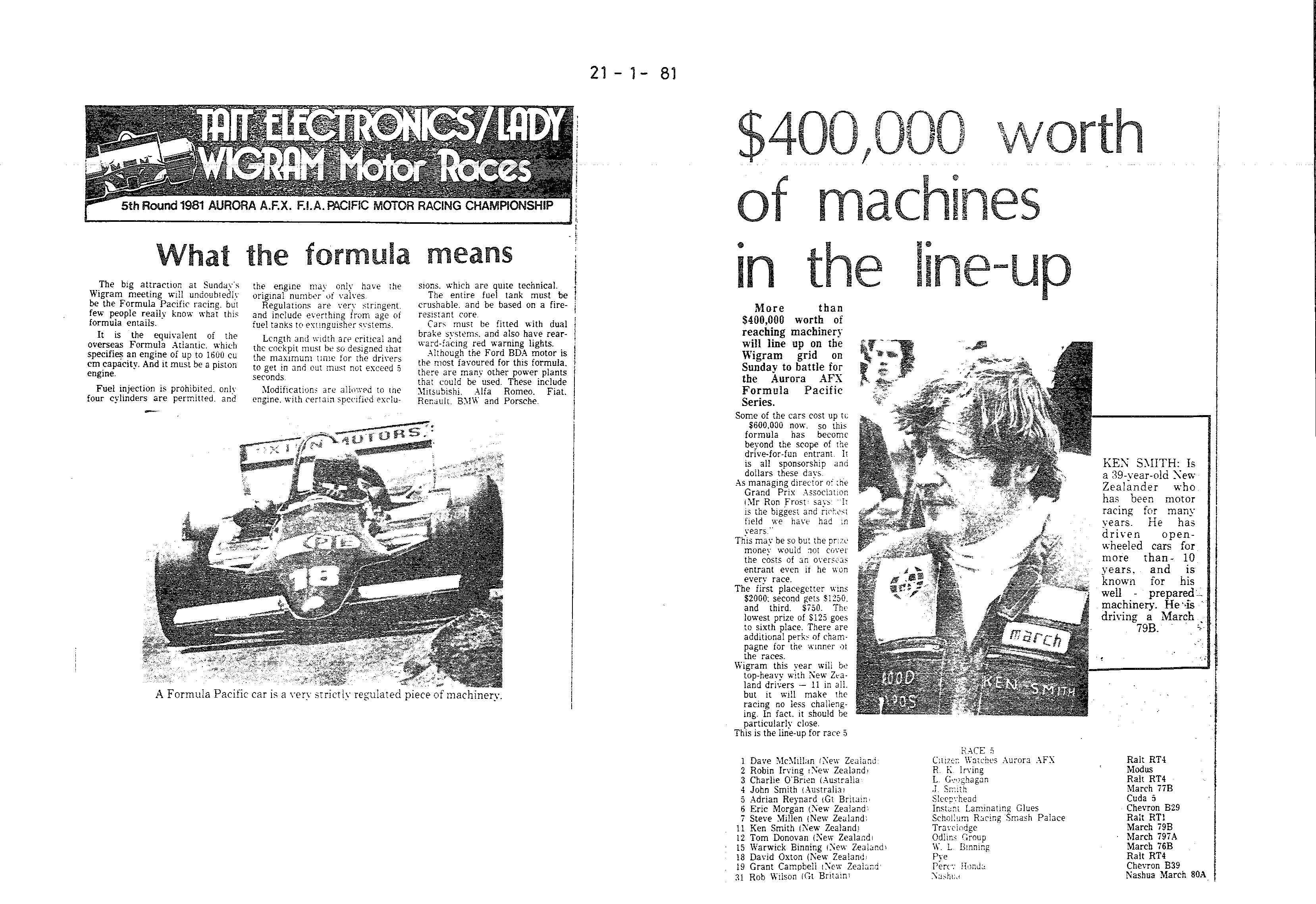 Scan of the clipping page, 21 January 1981