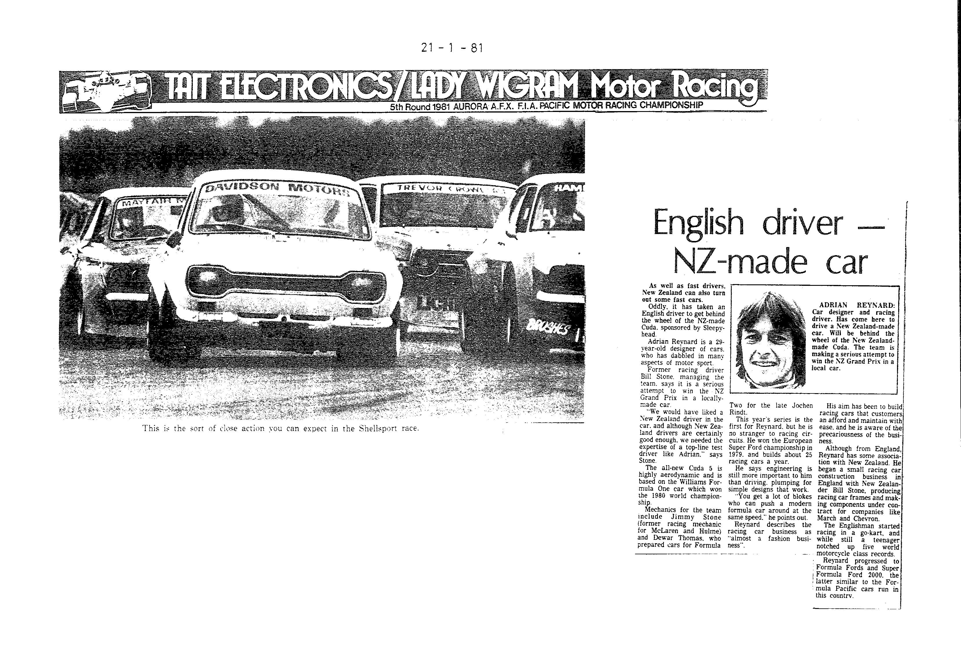 Scan of the clipping page, 21 January 1981