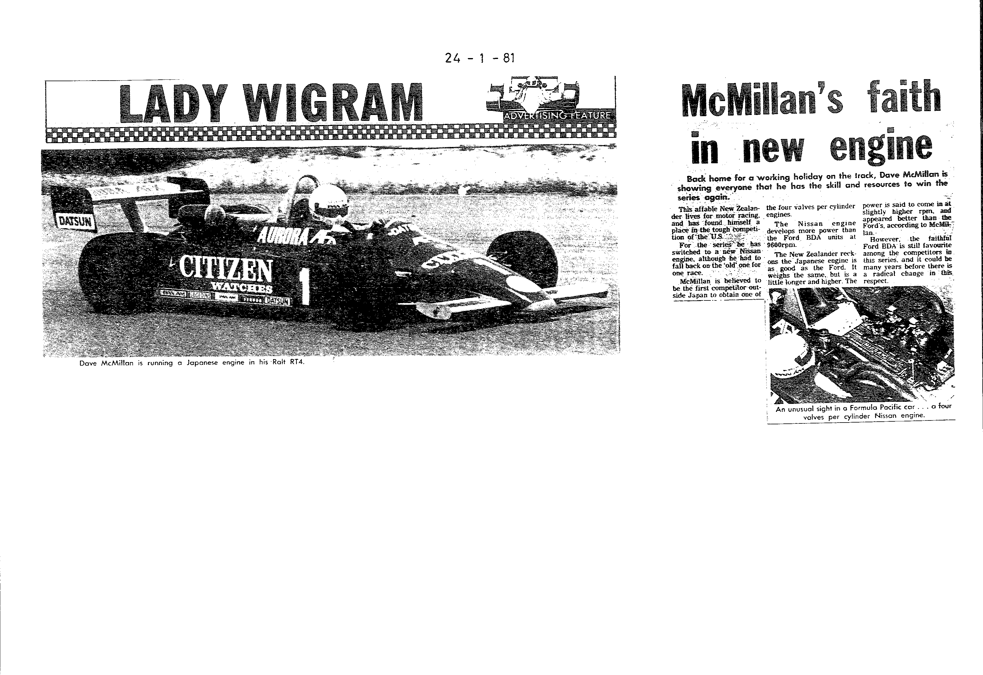 Scan of the clipping page, 24 January 1981