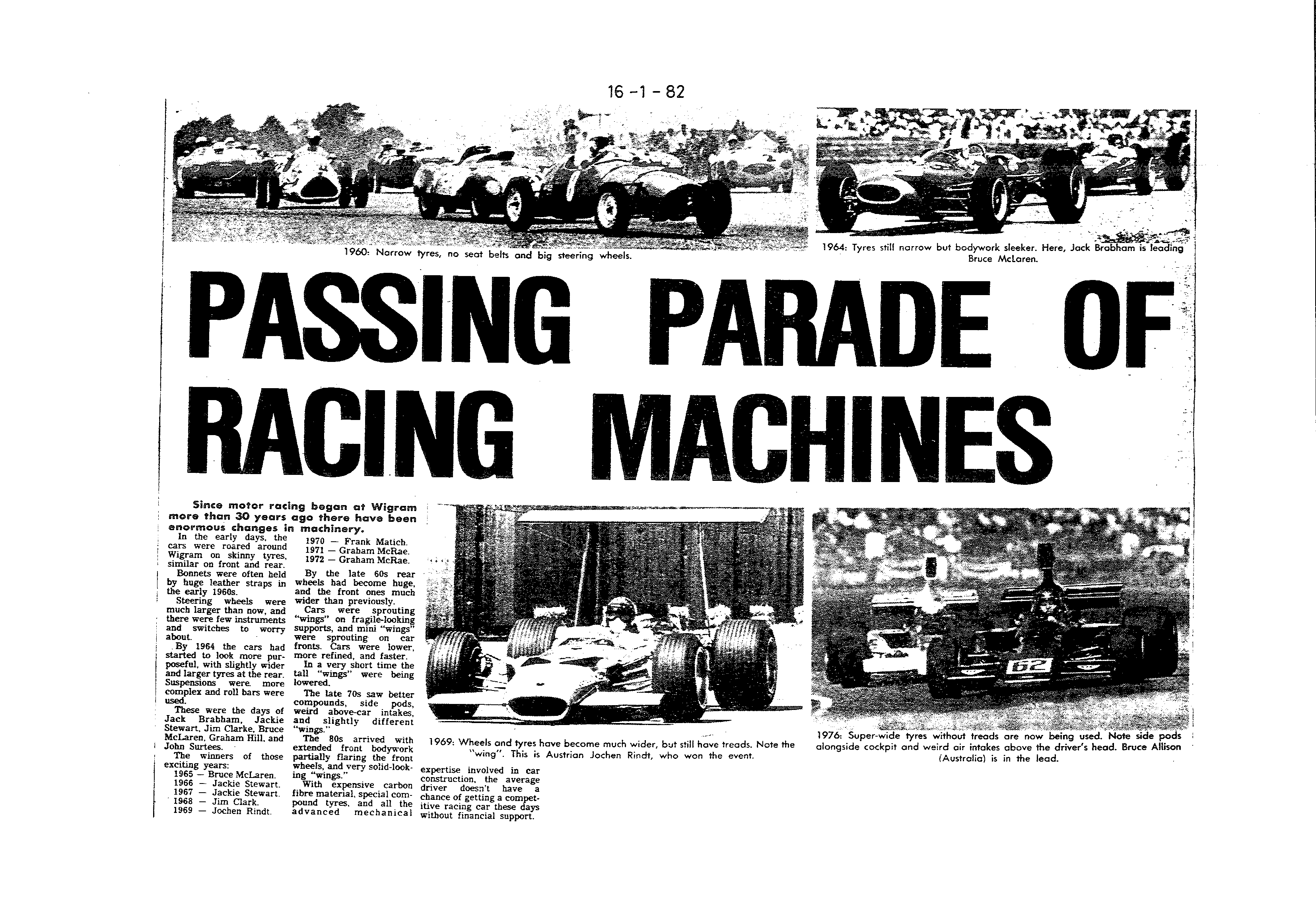 Scan of the clipping page, 16 January 1982