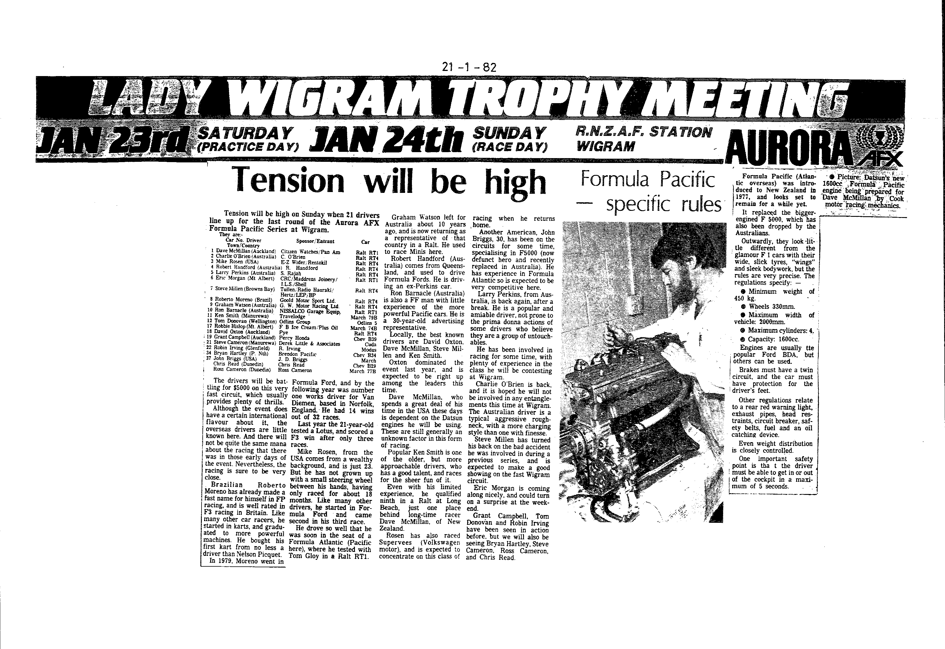 Scan of the clipping page, 21 January 1982