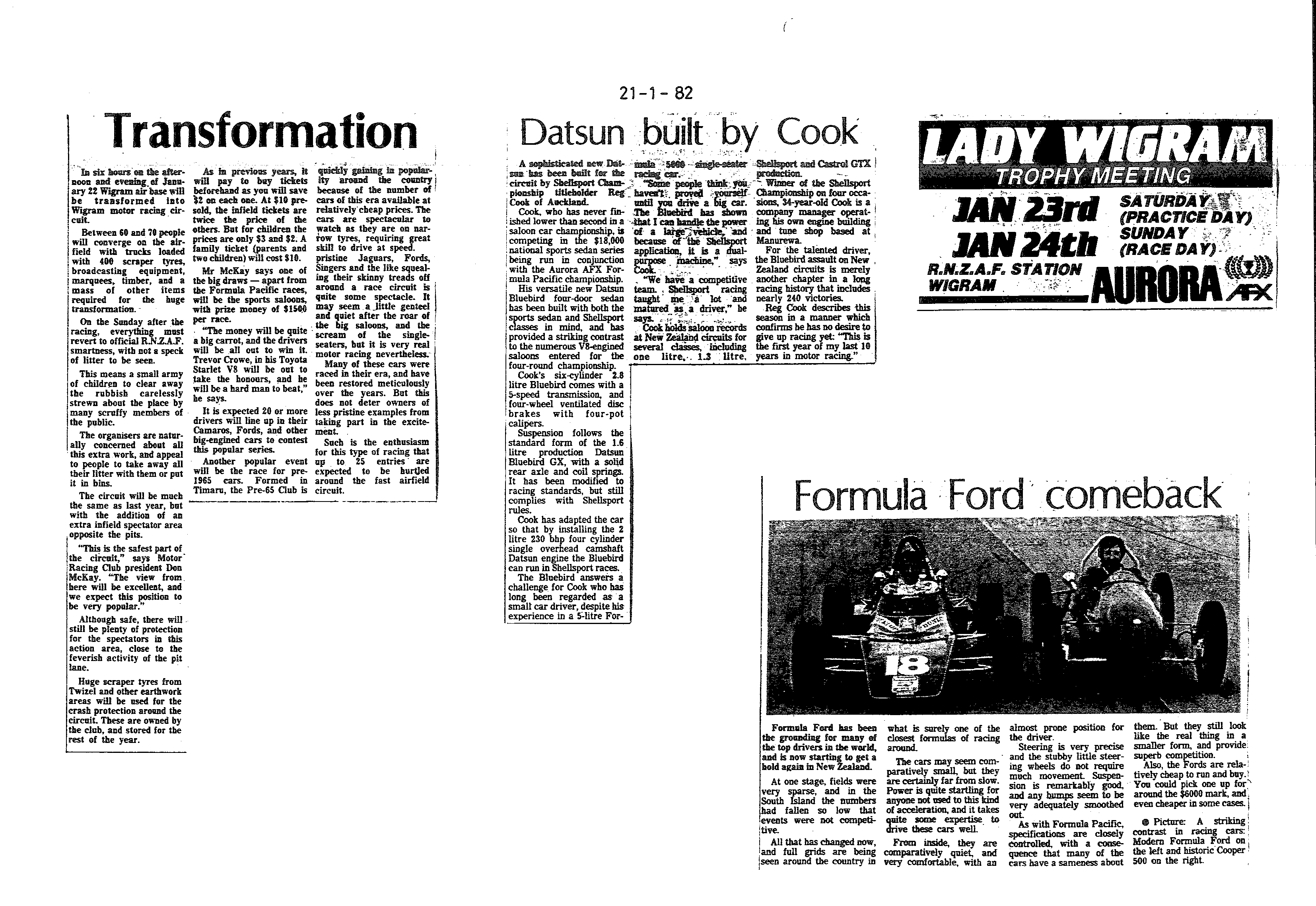 Scan of the clipping page, 21 January 1982
