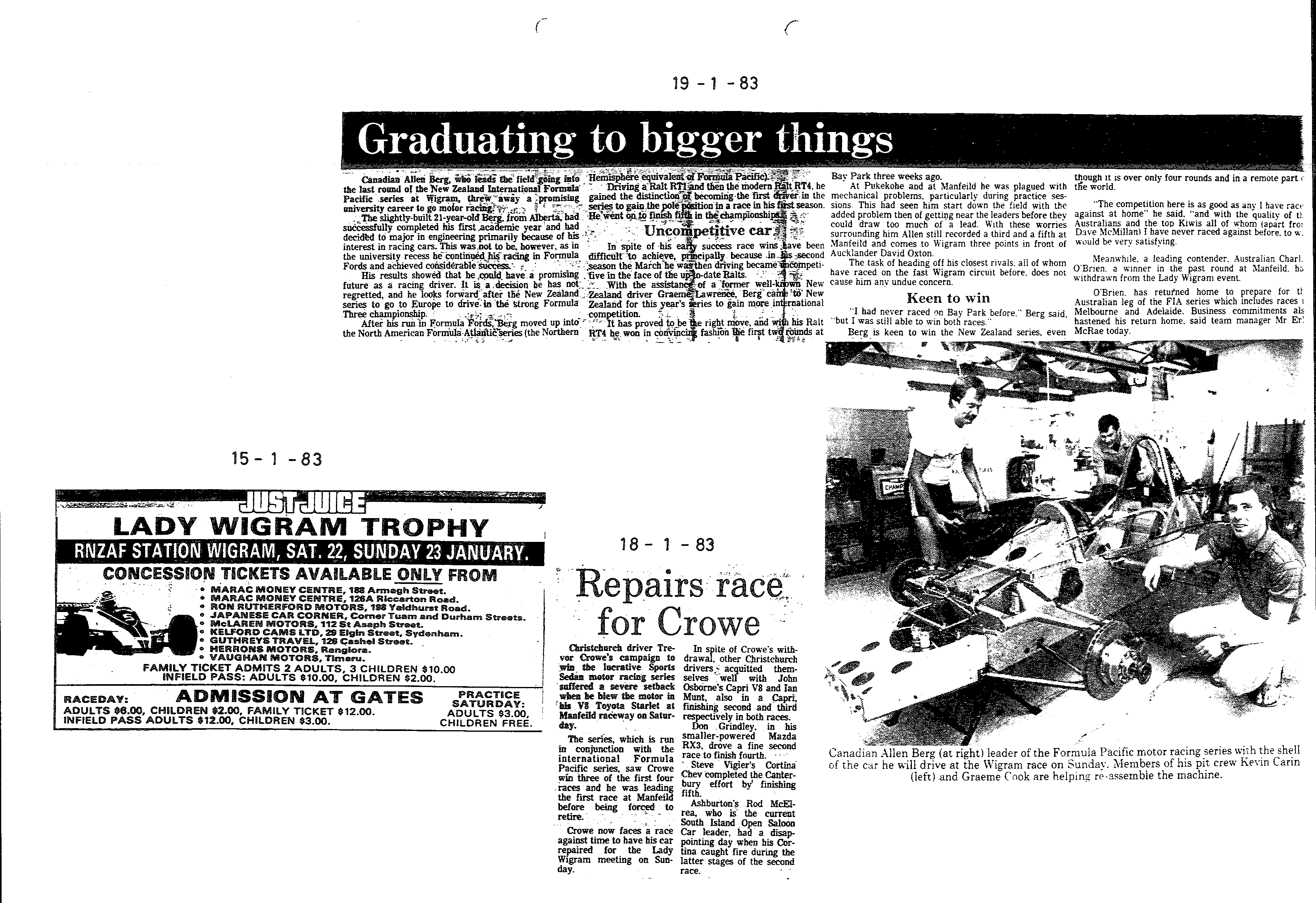Scan of the clipping page, 19 January 1983