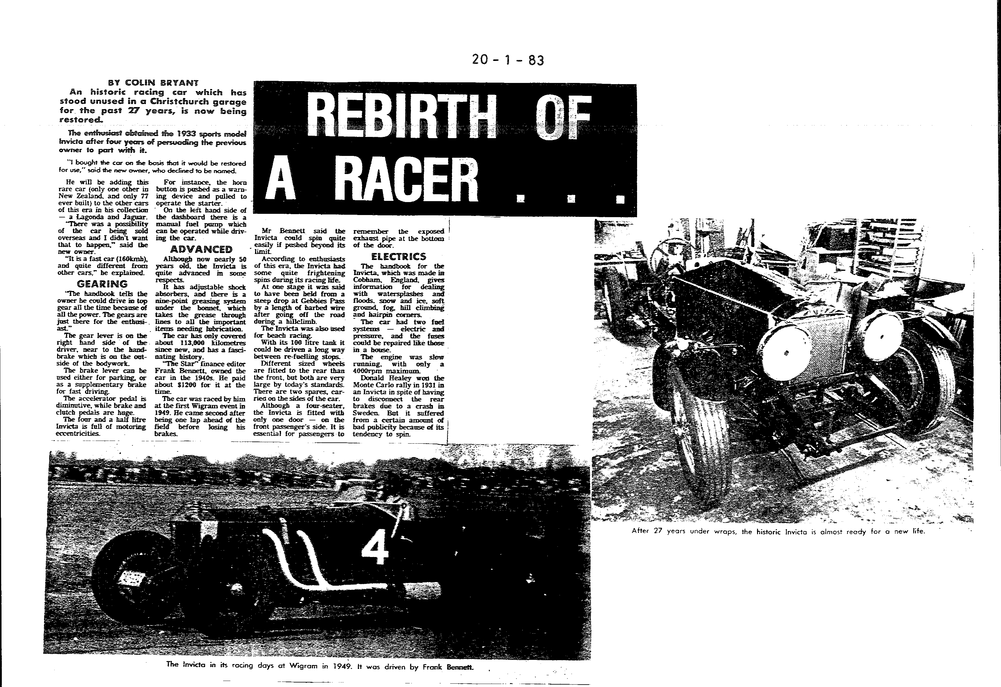 Scan of the clipping page, 20 January 1983