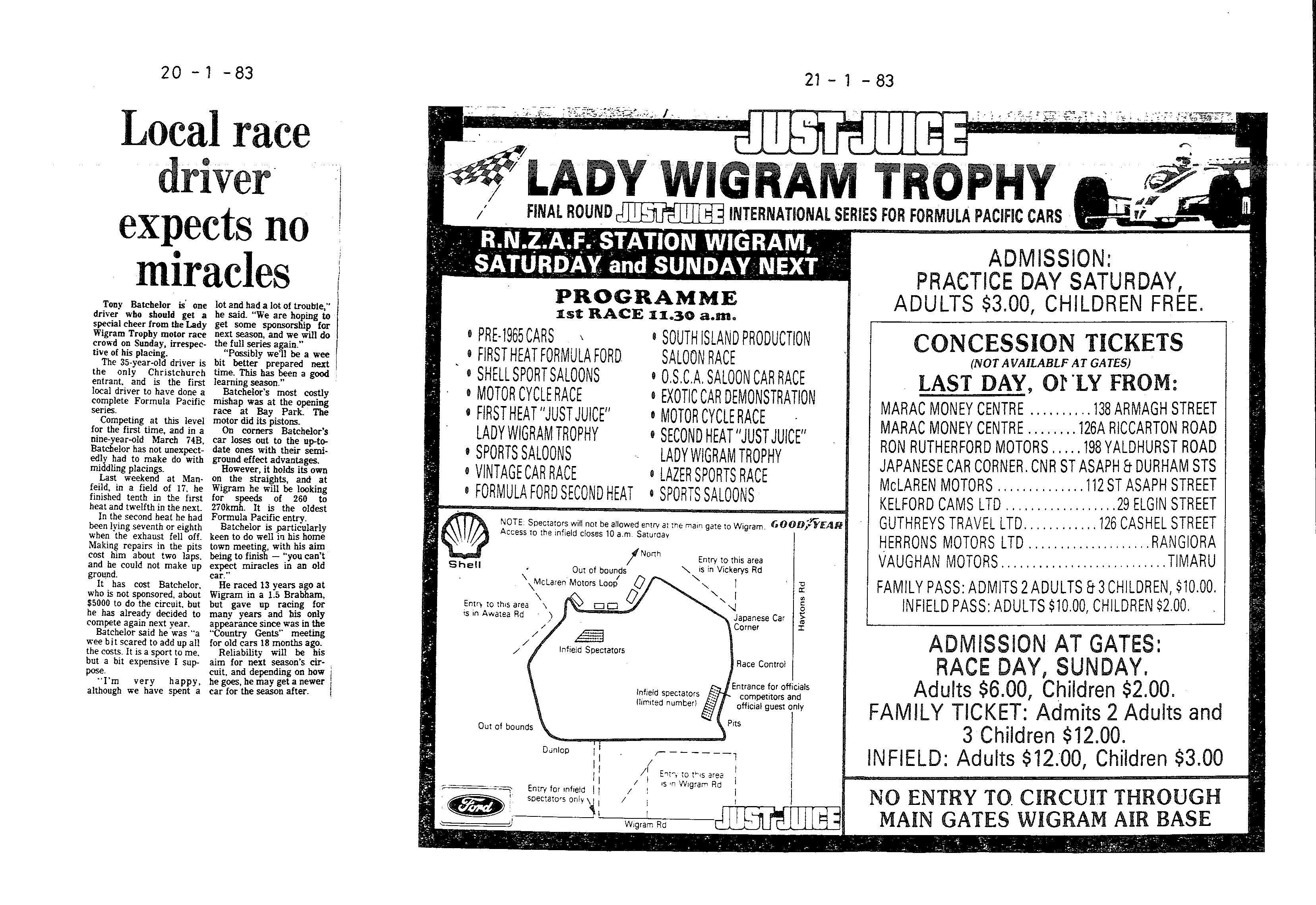 Scan of the clipping page, 20 January 1983