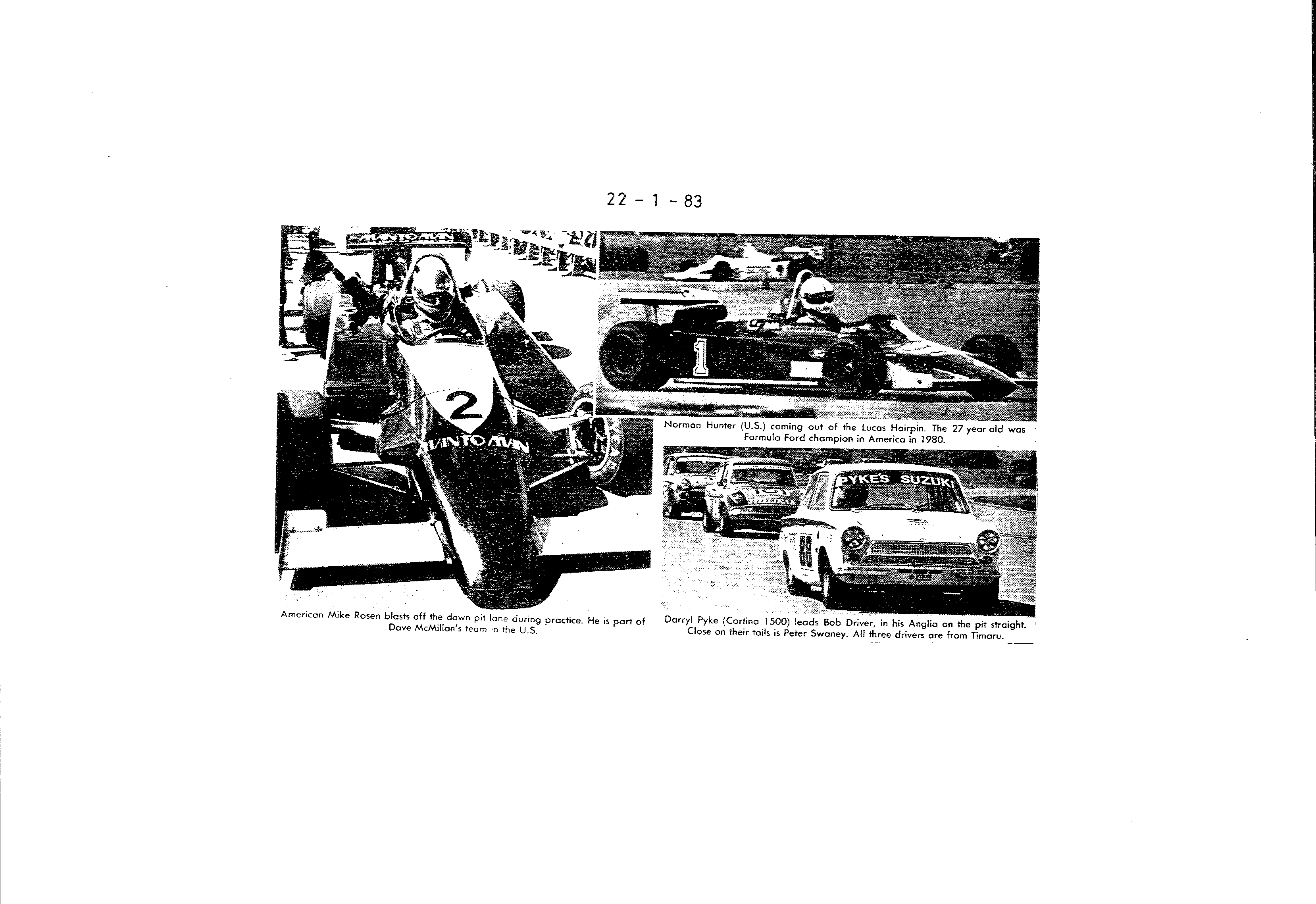 Scan of the clipping page, 22 January 1983