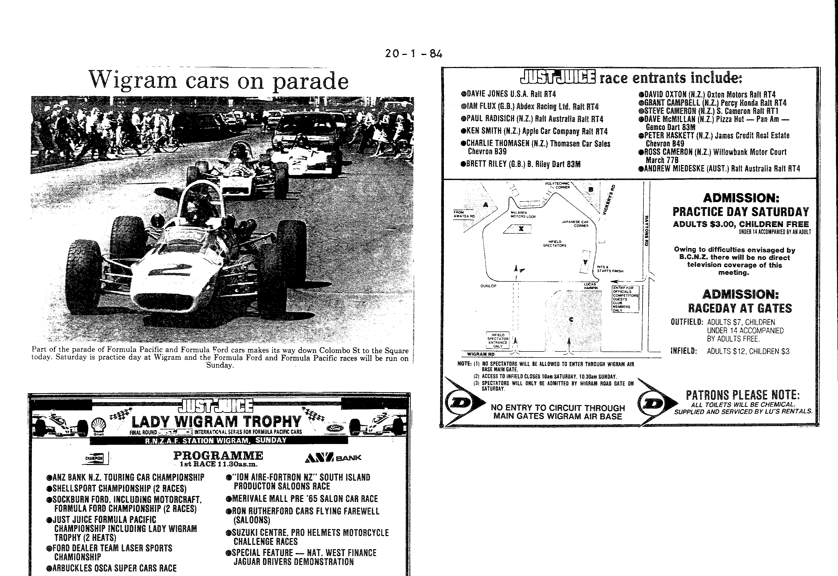 Scan of the clipping page, 20 January 1984