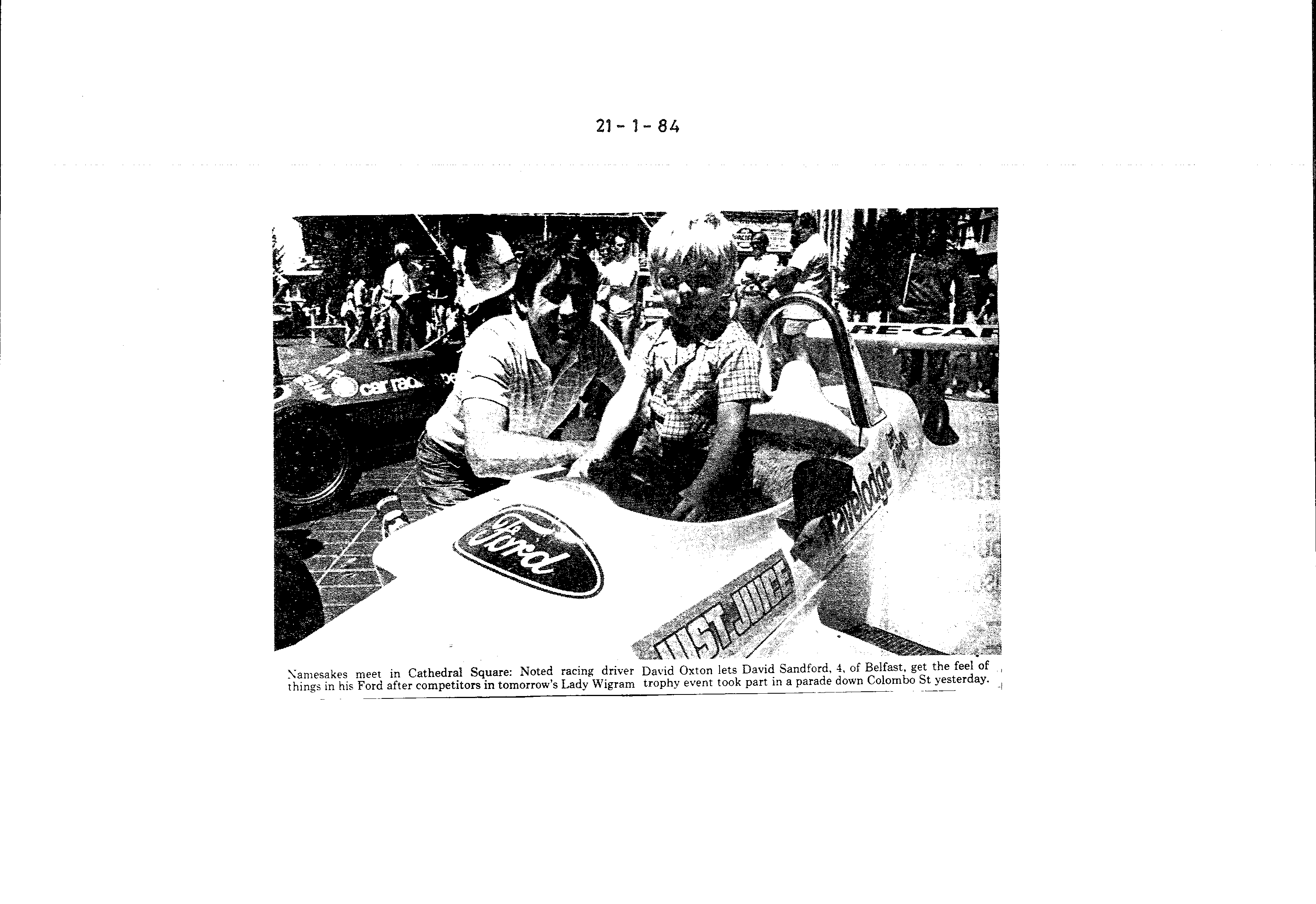 Scan of the clipping page, 21 January 1984