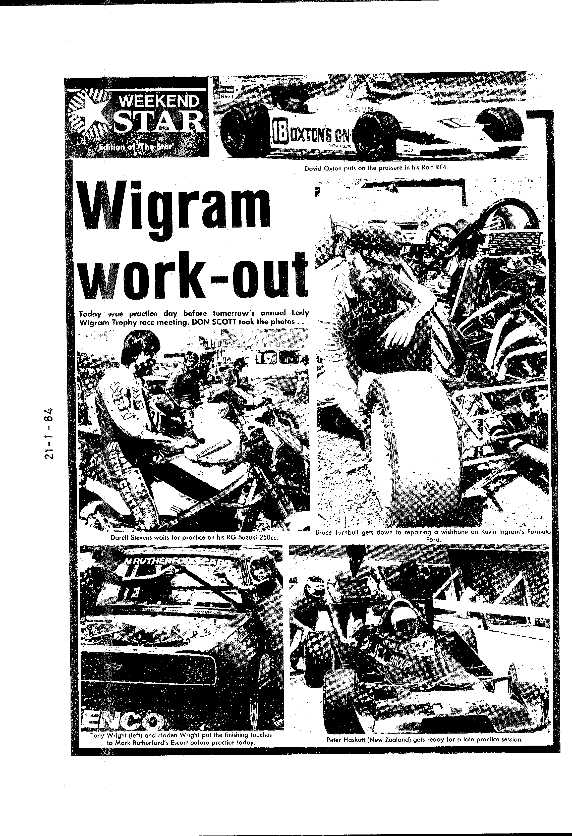 Scan of the clipping page, 21 January 1984
