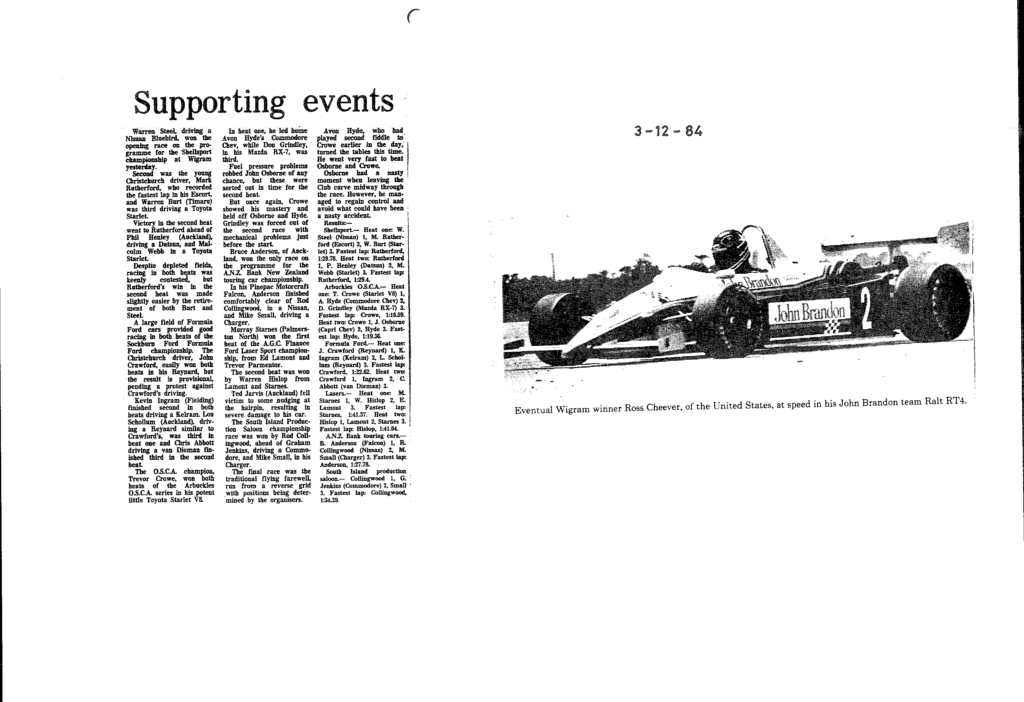 Scan of the clipping page, 3 December 1984