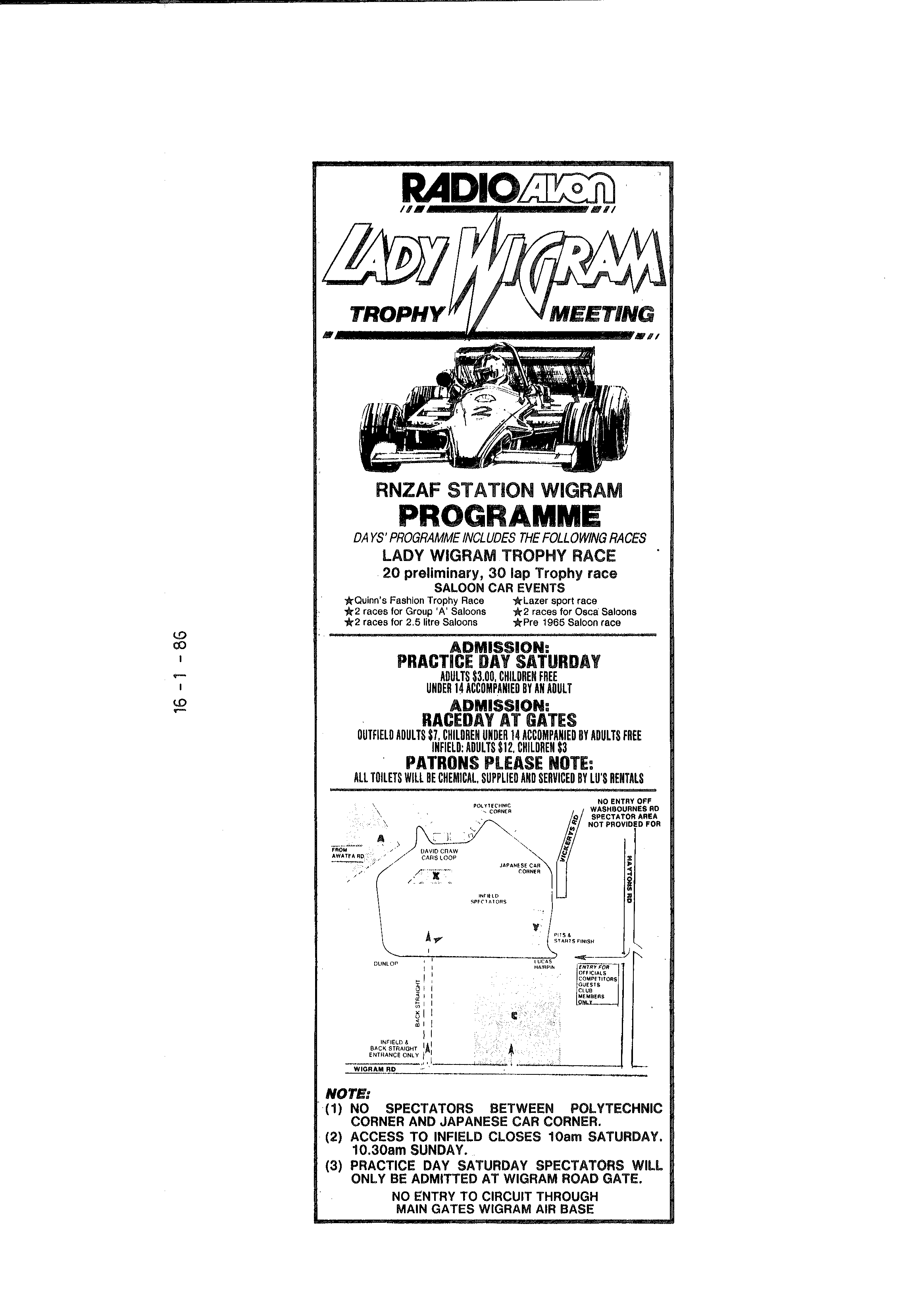 Scan of the clipping page, 16 January 1986