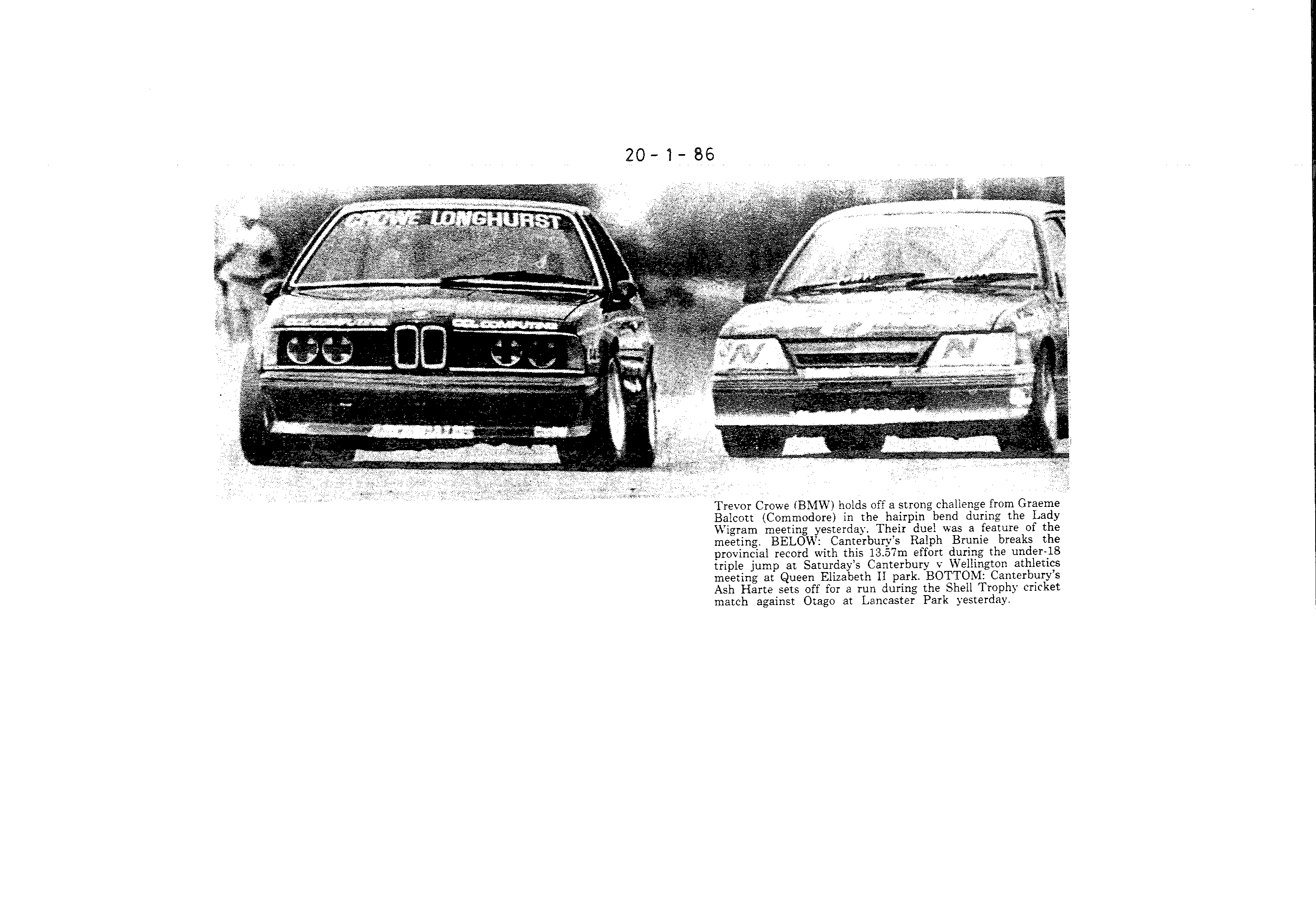 Scan of the clipping page, 20 January 1986