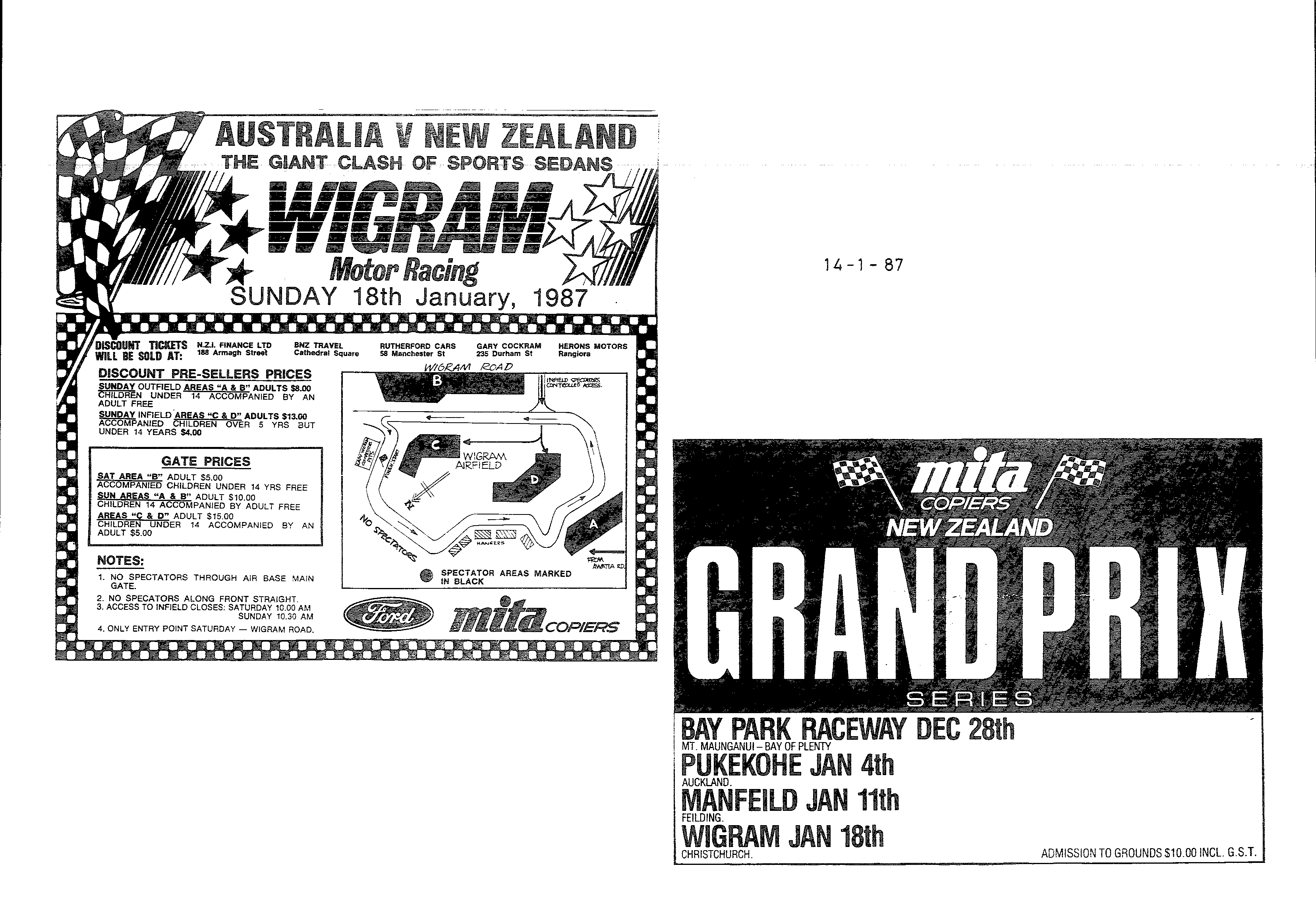 Scan of the clipping page, 14 January 1987