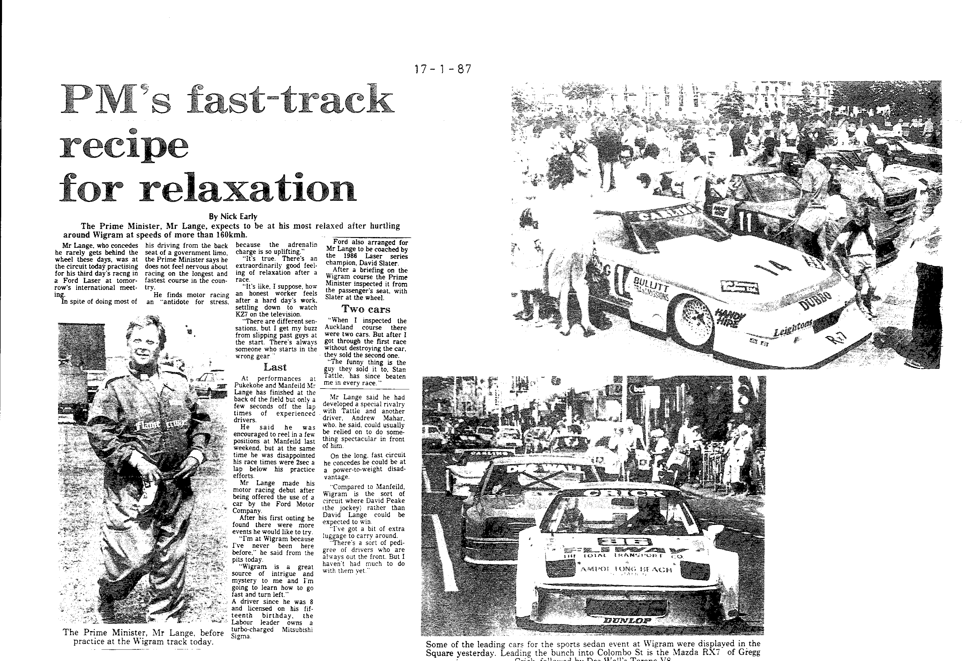 Scan of the clipping page, 17 January 1987
