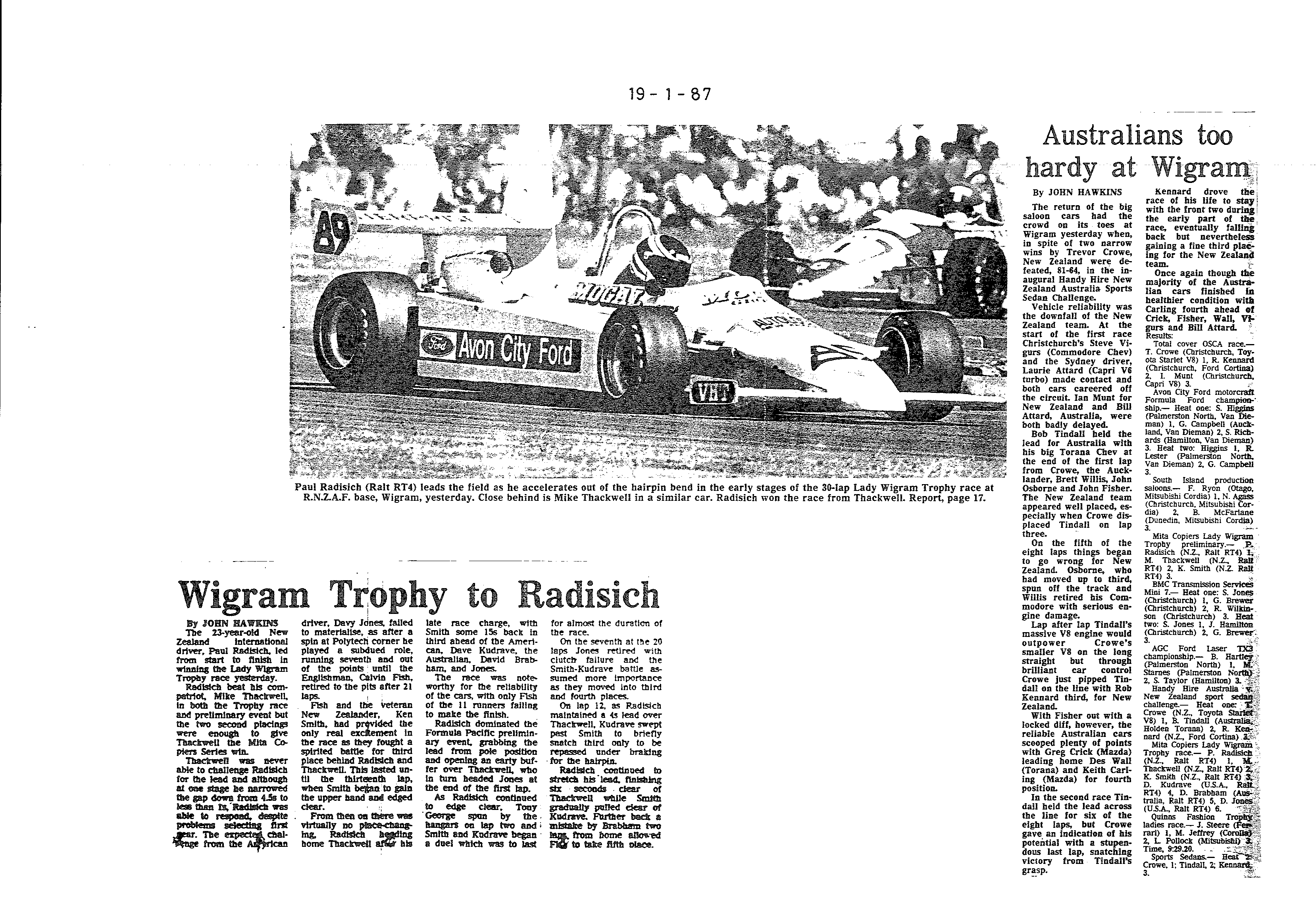 Scan of the clipping page, 19 January 1987