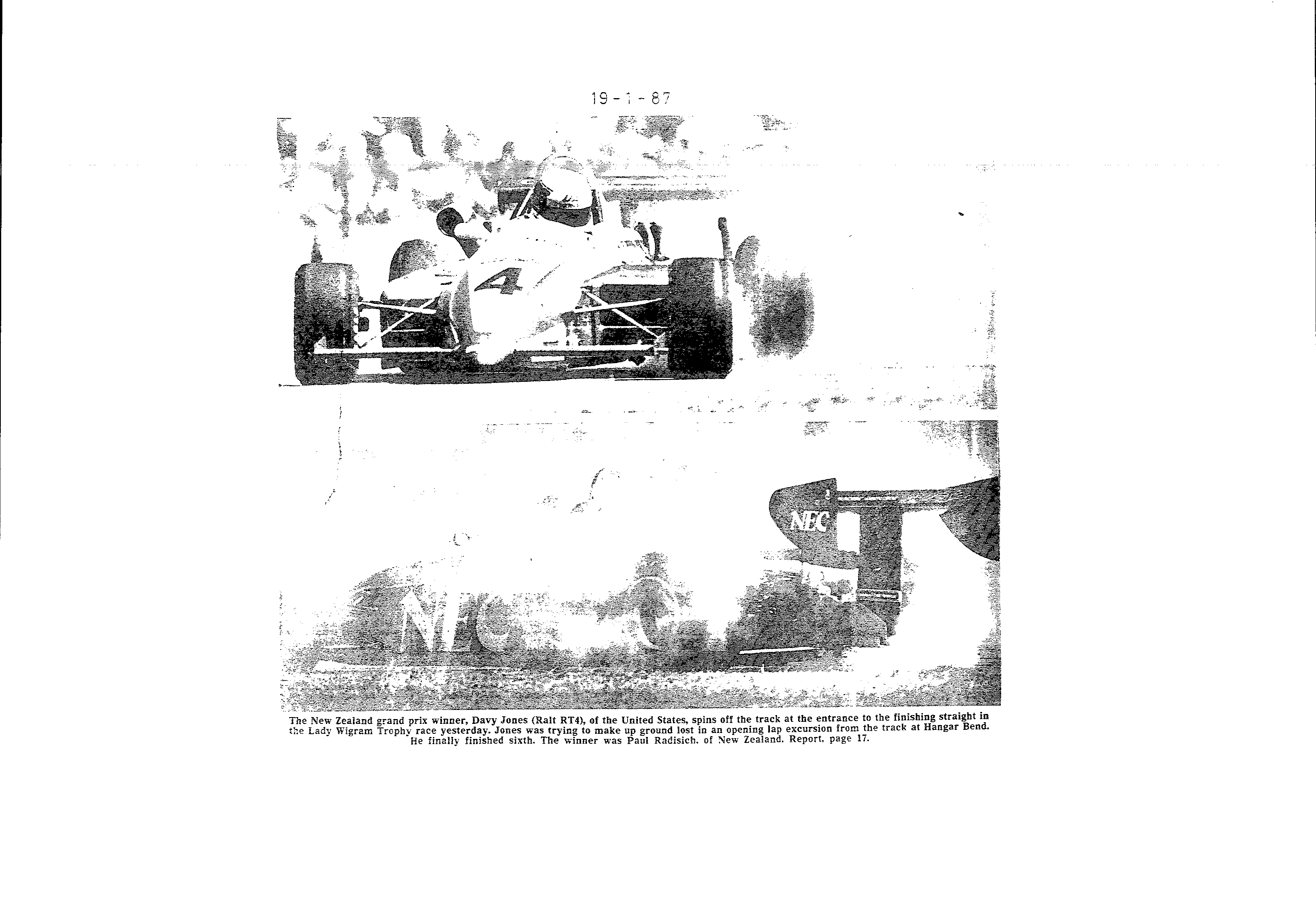 Scan of the clipping page, 19 January 1987