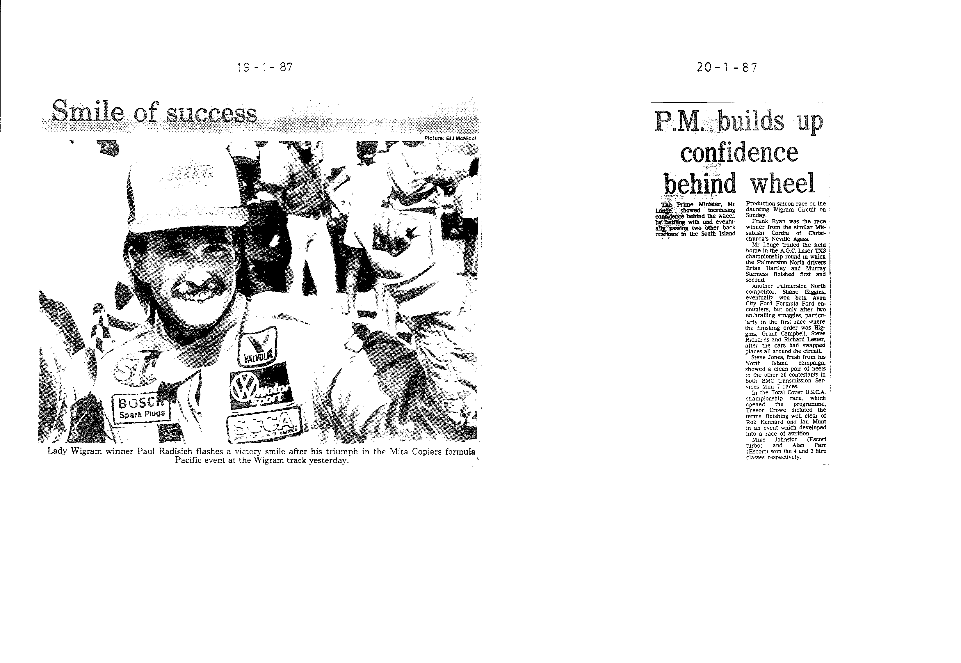Scan of the clipping page, 19 January 1987