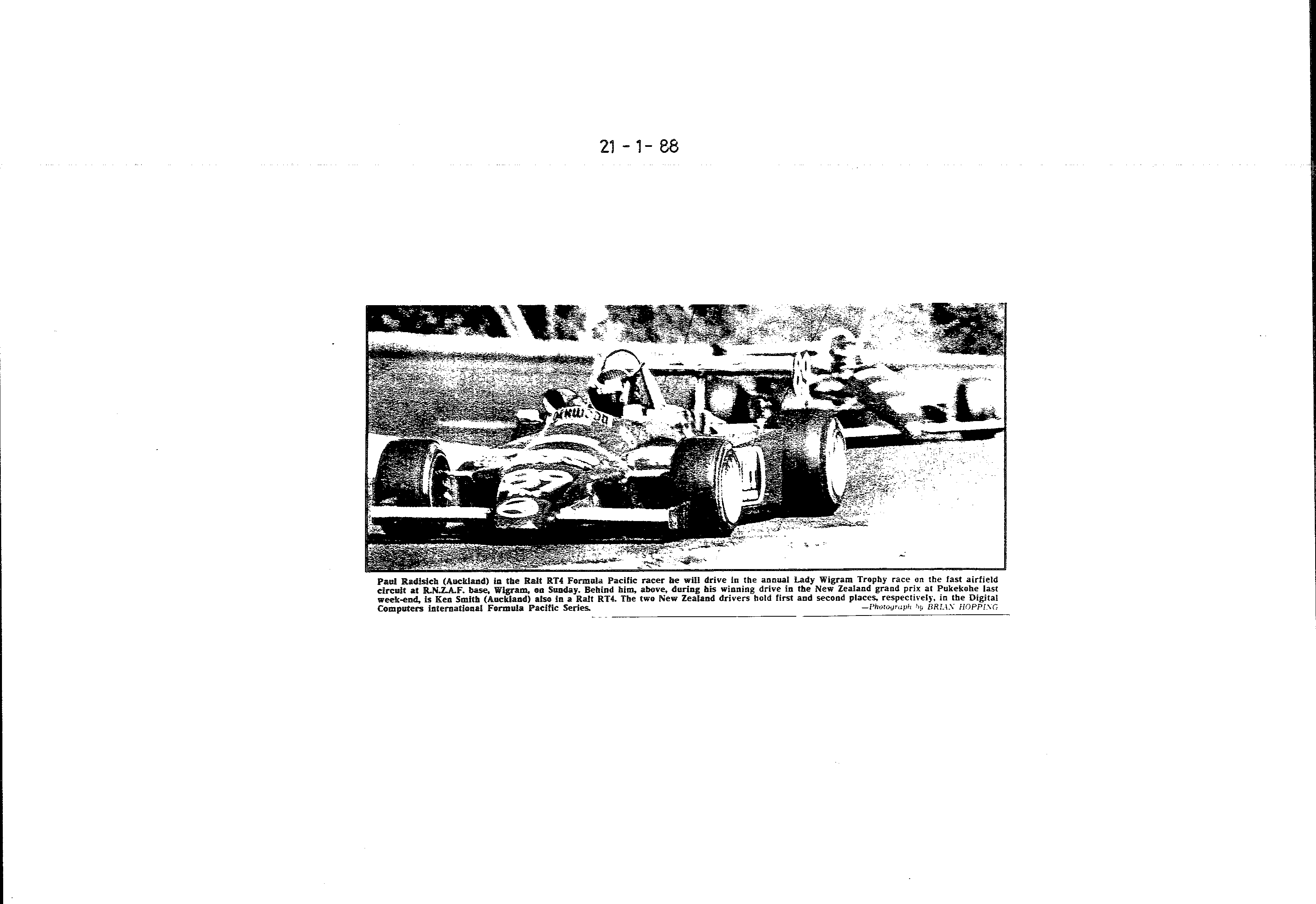 Scan of the clipping page, 21 January 1988