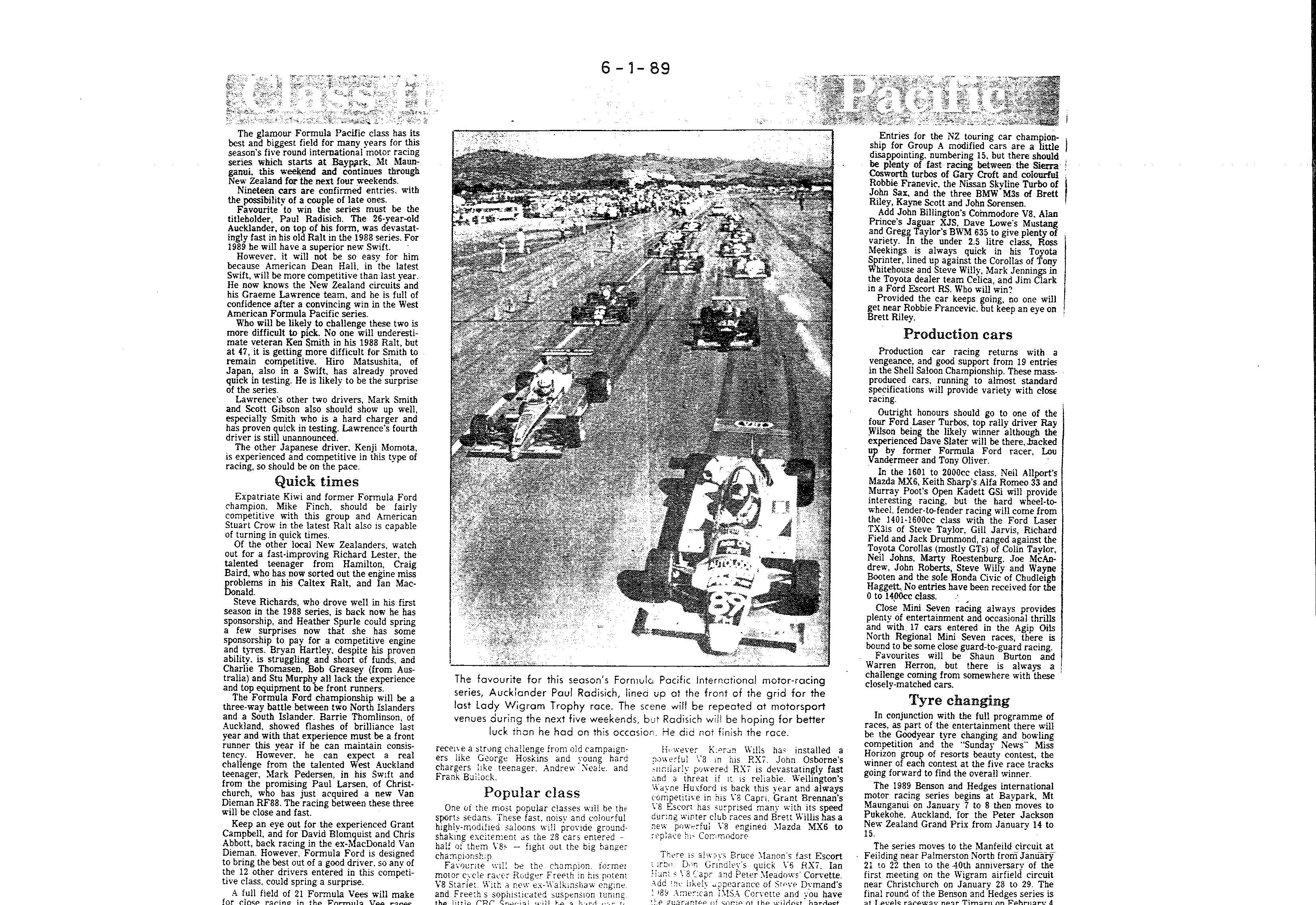 Scan of the clipping page, 6 January 1989