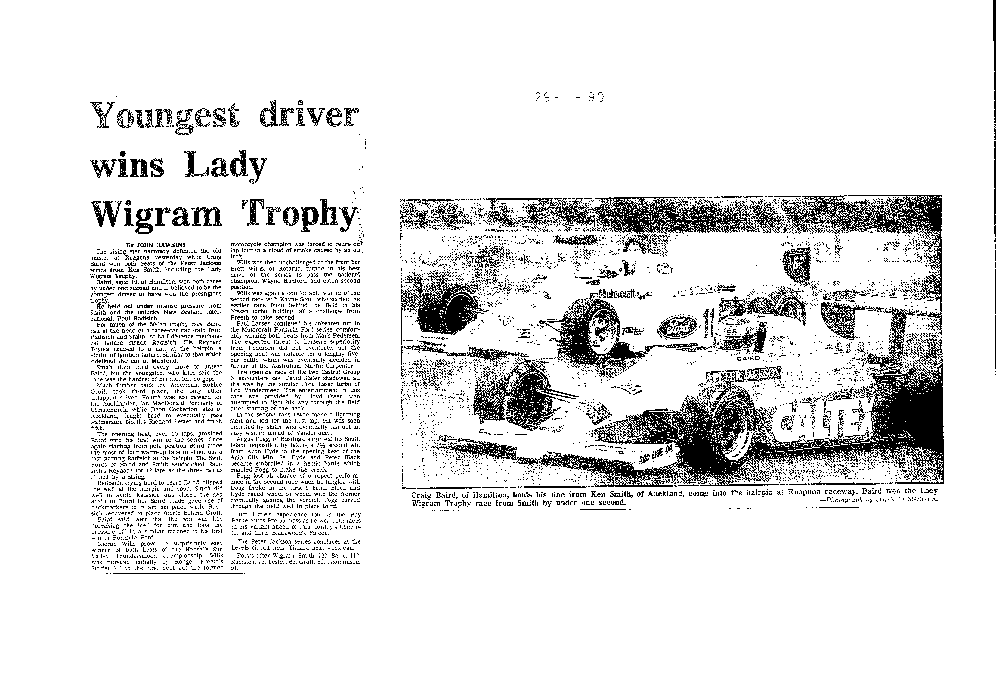 Scan of the clipping page, 29 January 1990