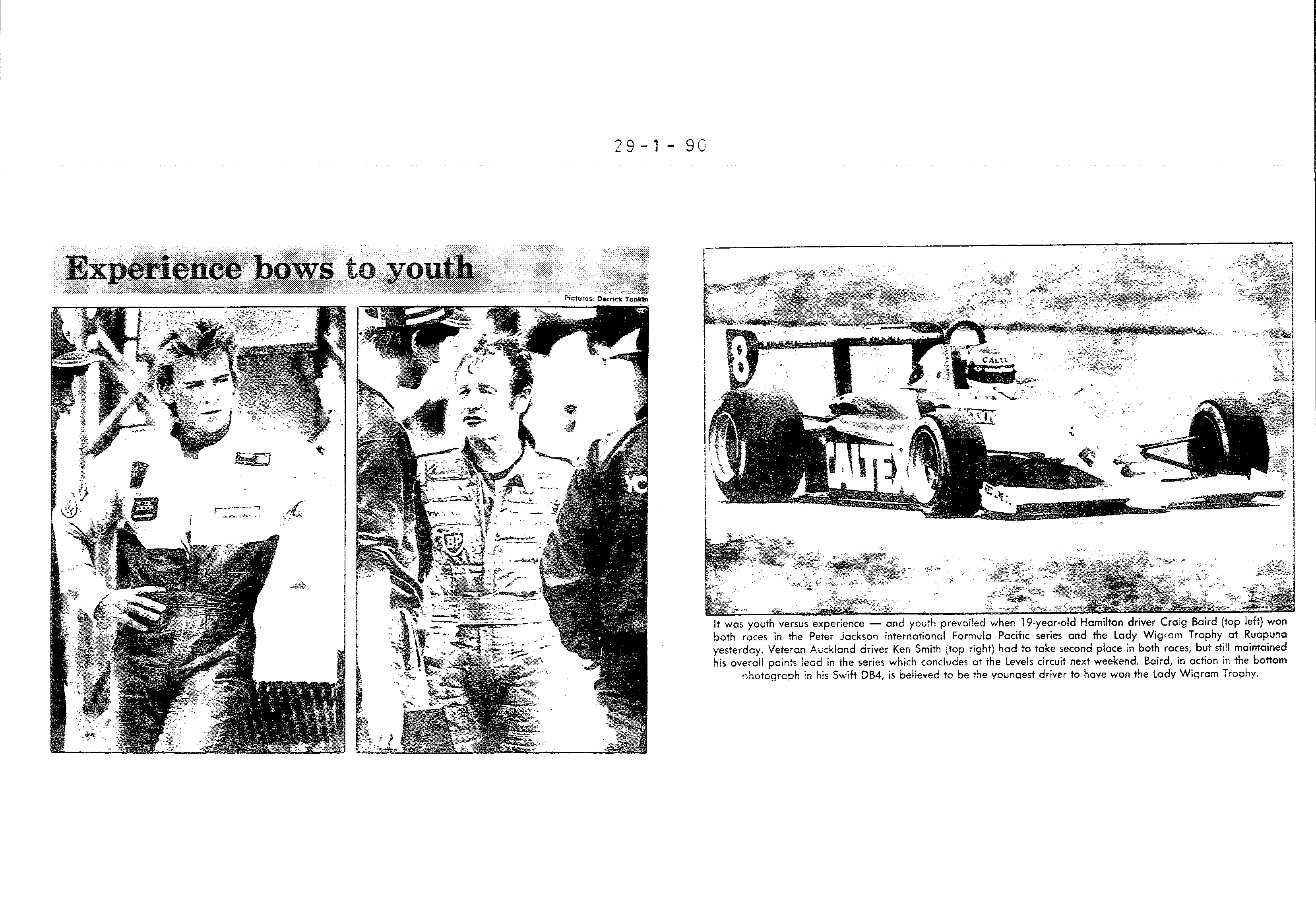 Scan of the clipping page, 29 January 1990