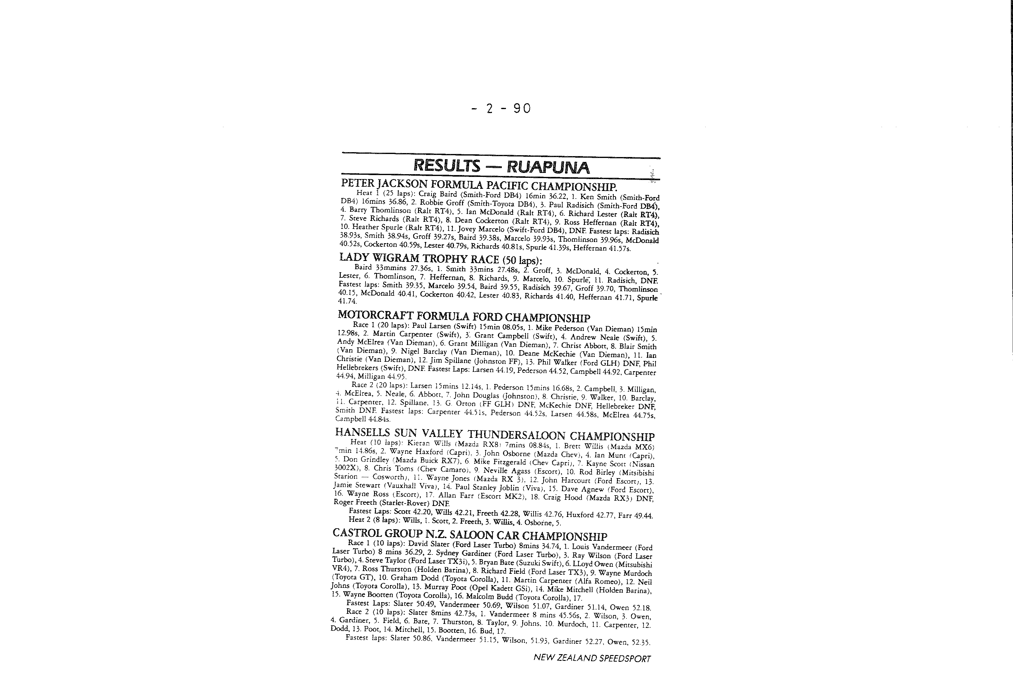 Scan of the clipping page, February 1990