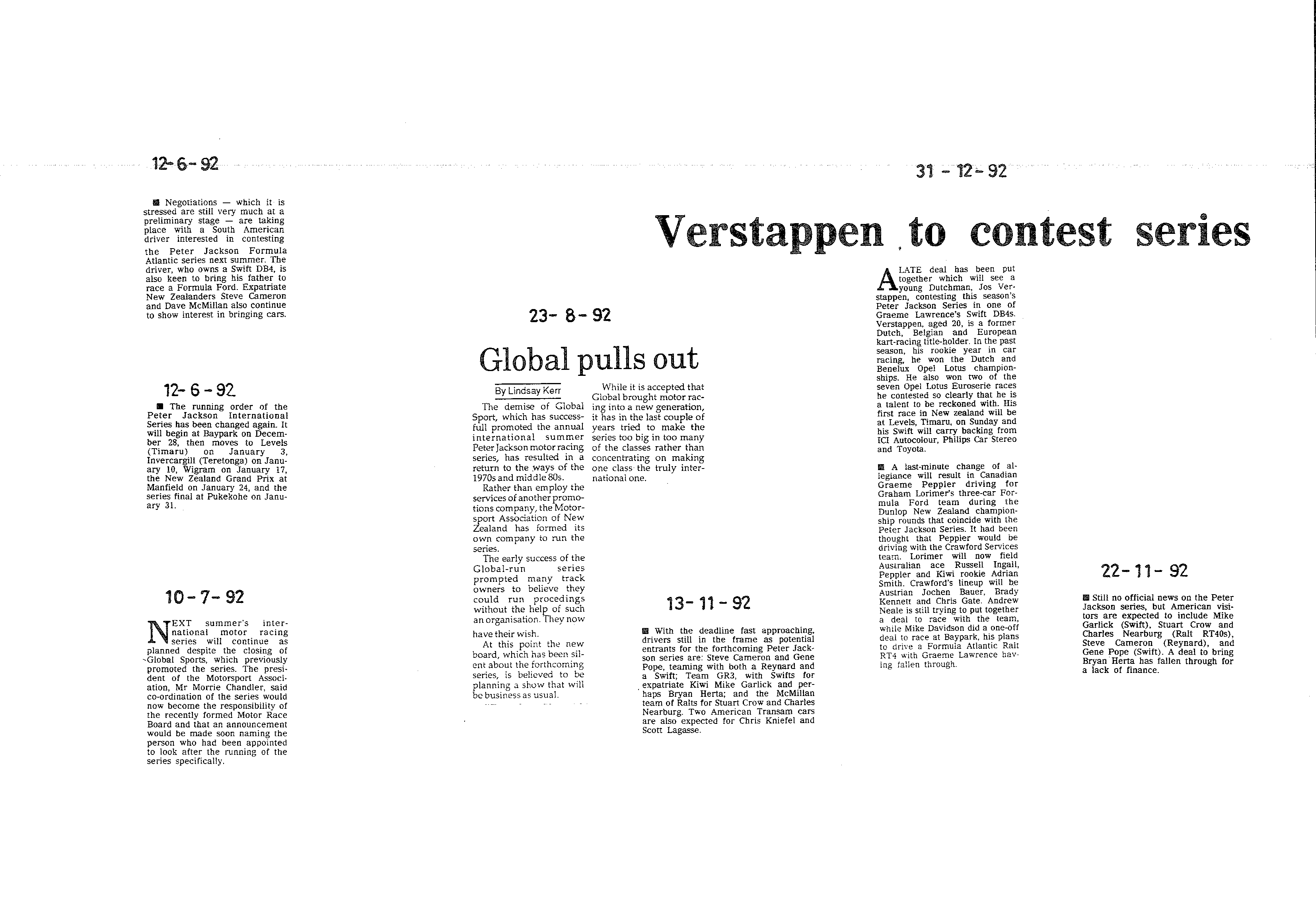 Scan of the clipping page, 12 June 1992